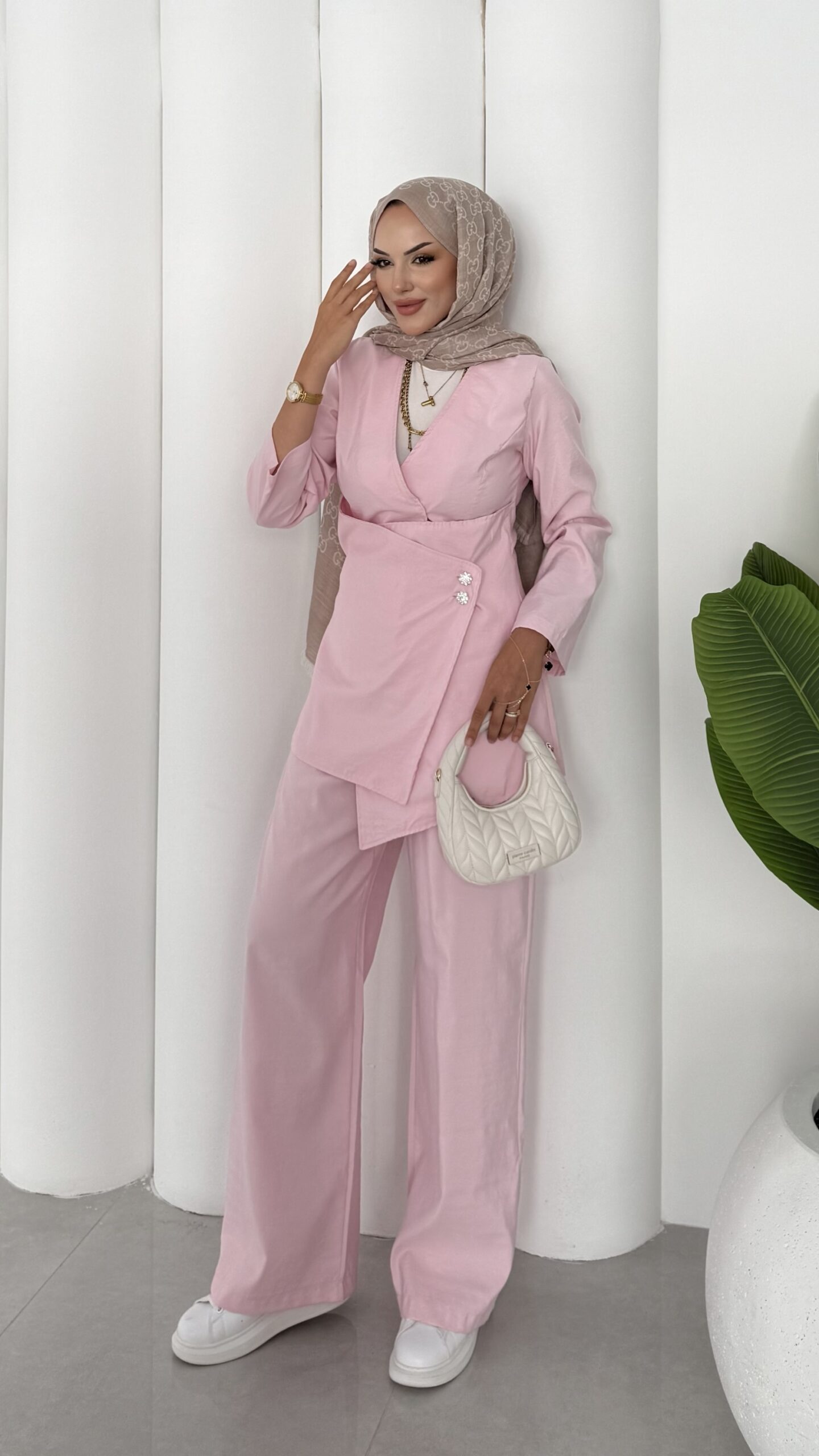 Fashion Premium Taşlı İkli Takım |  