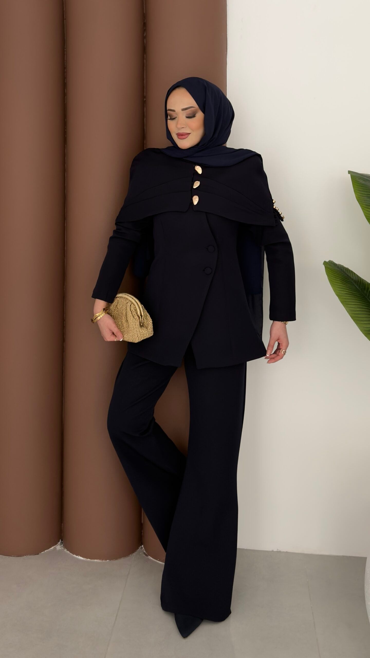 Deluxe Pelerin Blazer İkili Takım |  