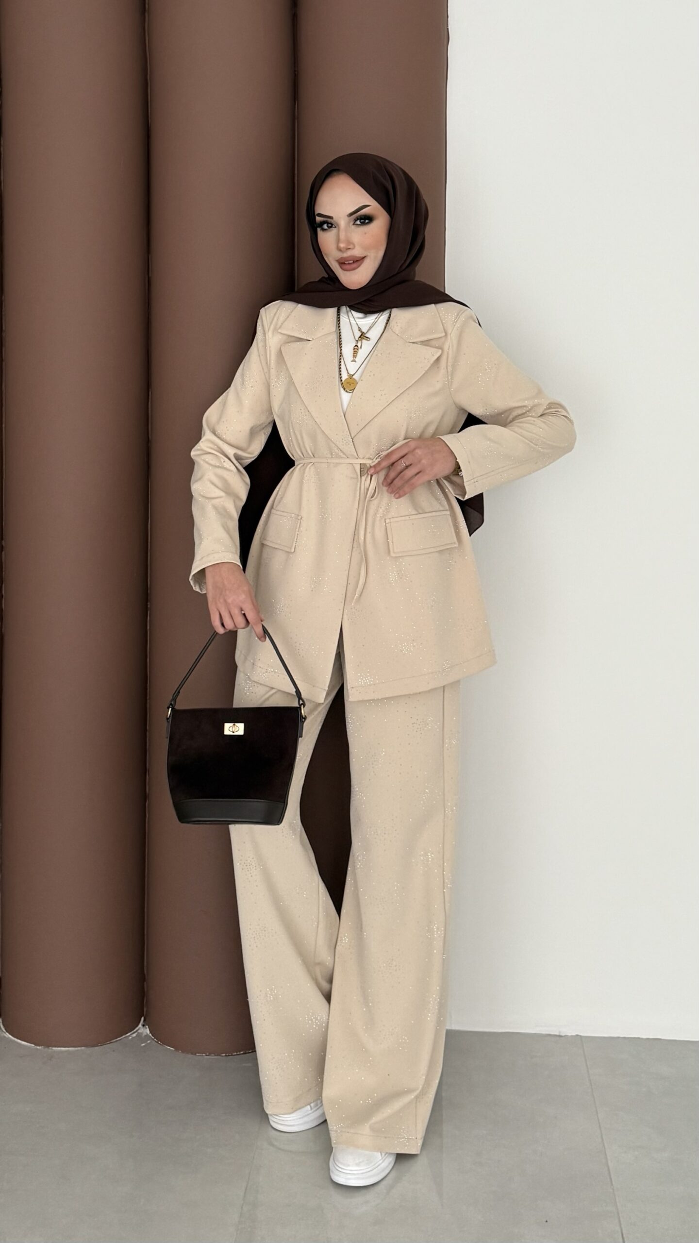 Chanell Business Taşlı İkili Takım |  