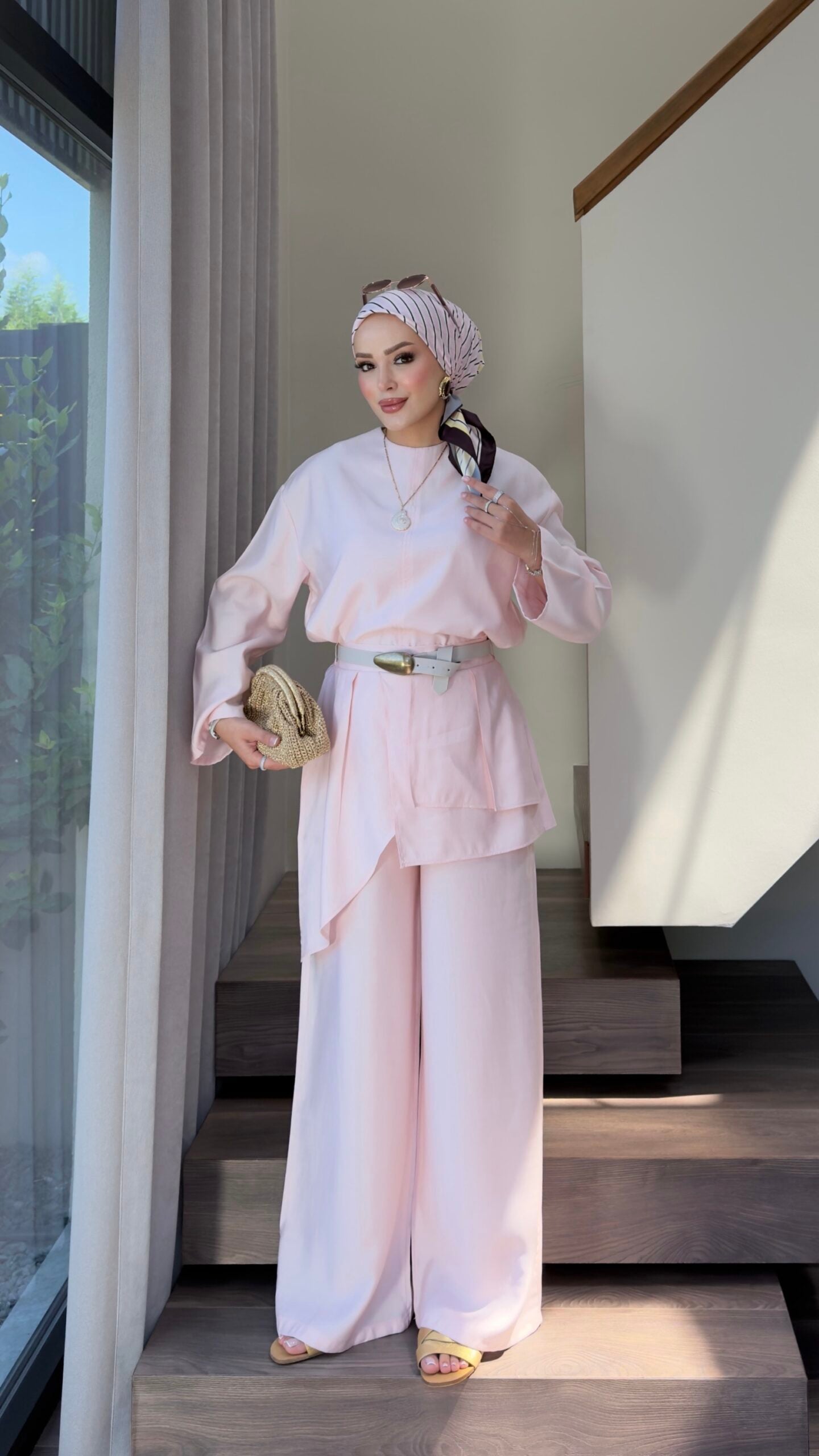 Herwes Kemerli Tunik Takım |  