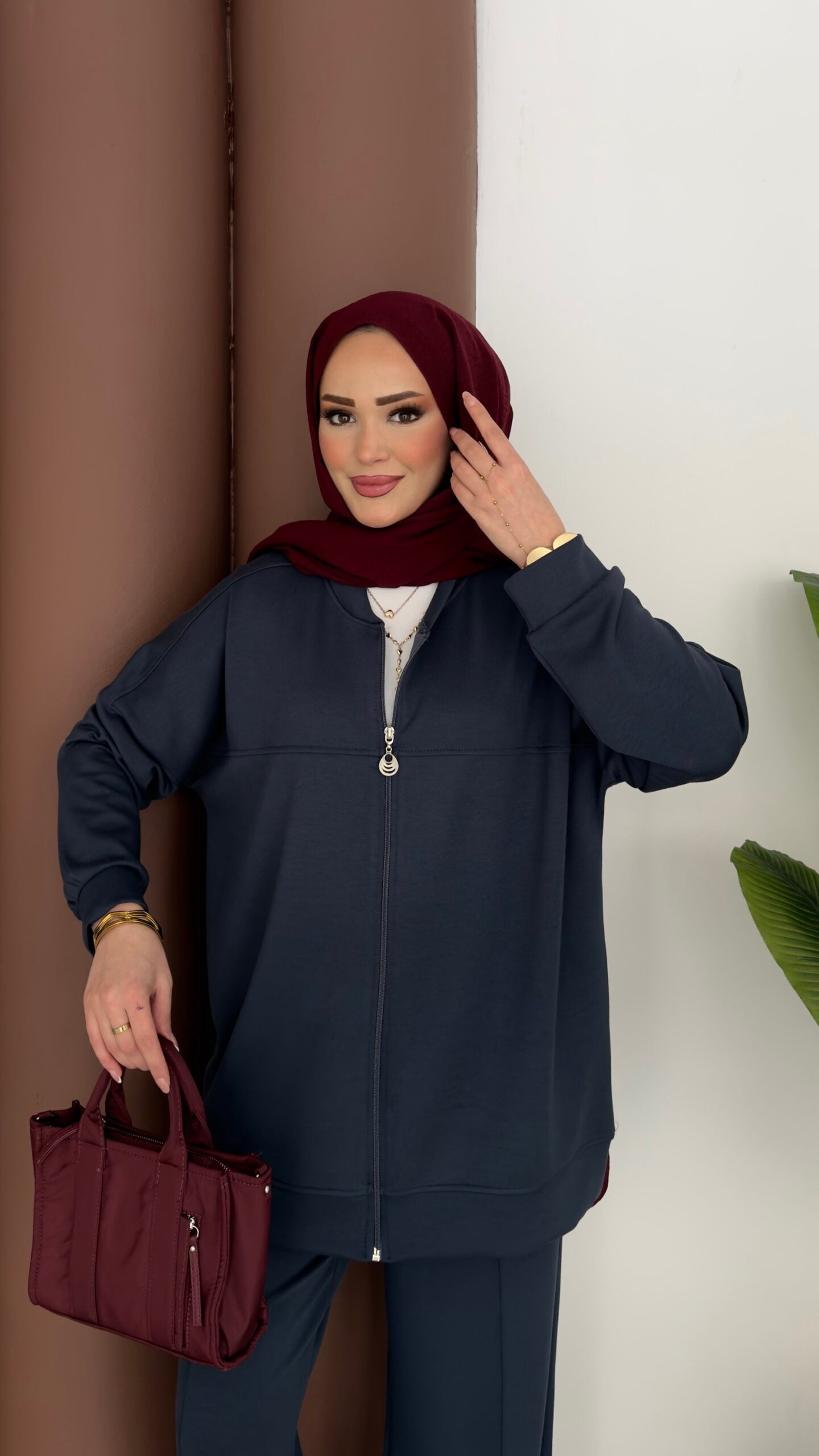 Fermuarlı Basic İkili Takım |  