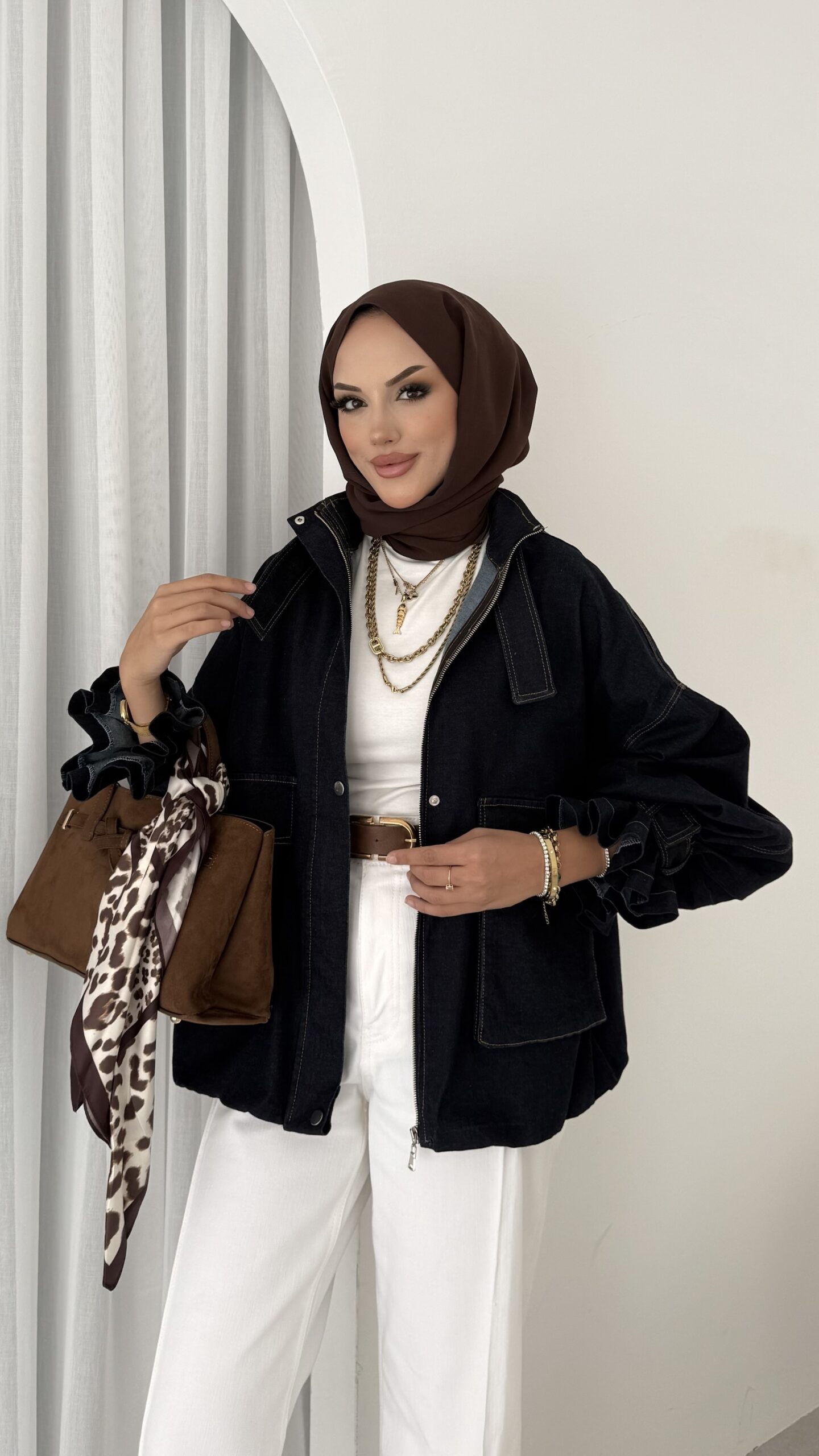 Touch Denim Bomber Ceket |  