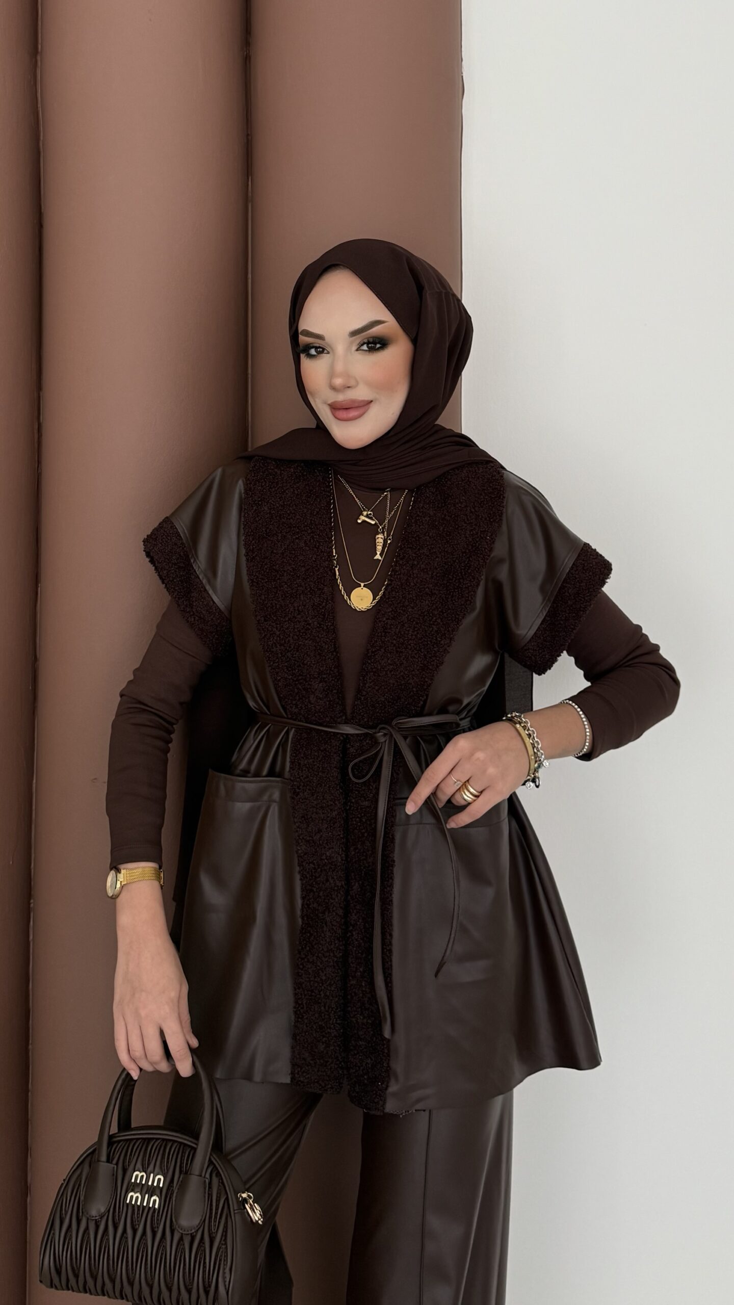 Harmony Premium Peluş Deri İkili Takım |  