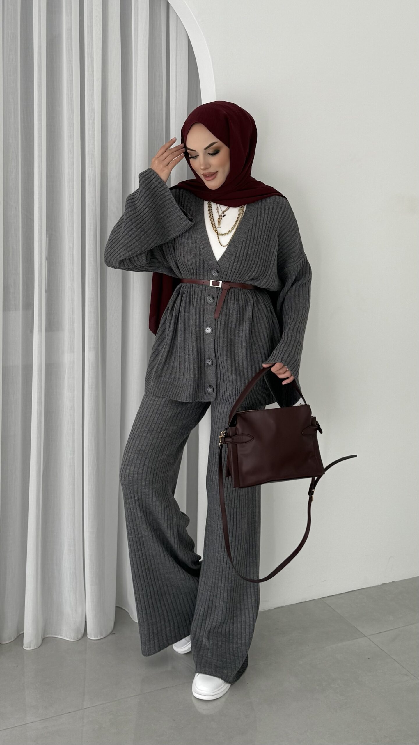 Premium Fitilli Triko İkili Takım |  