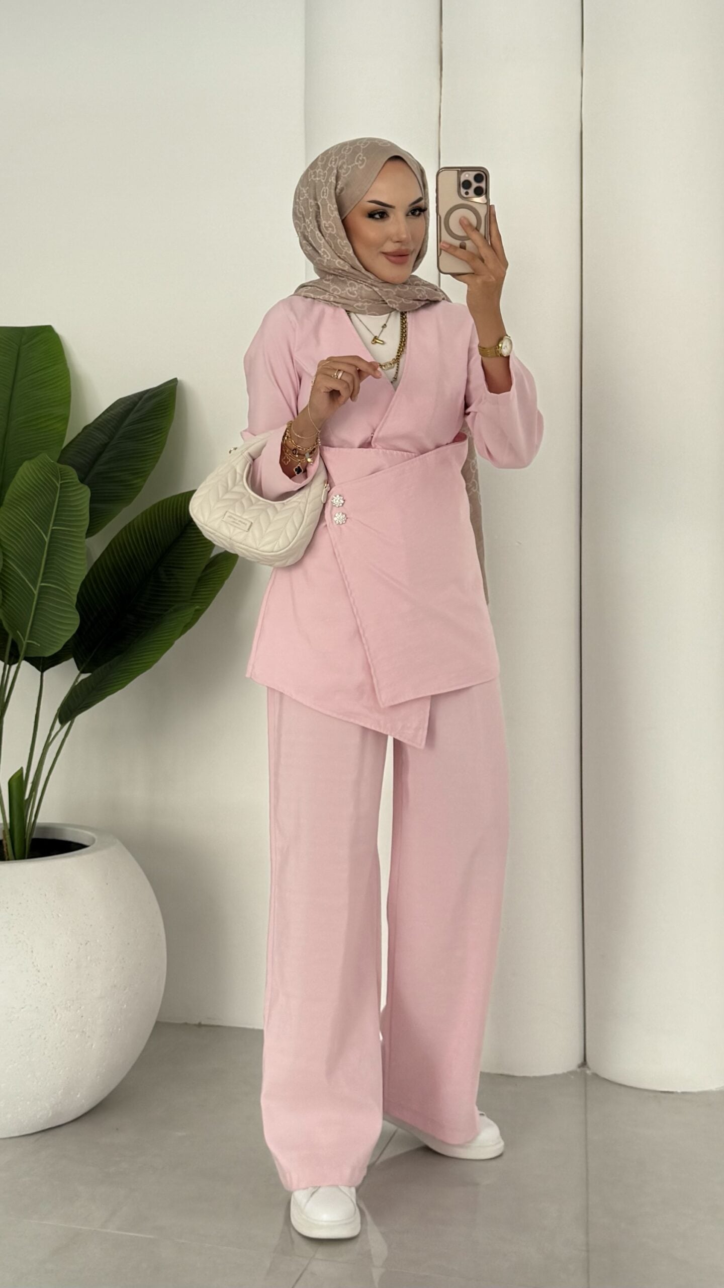 Fashion Premium Taşlı İkli Takım |  