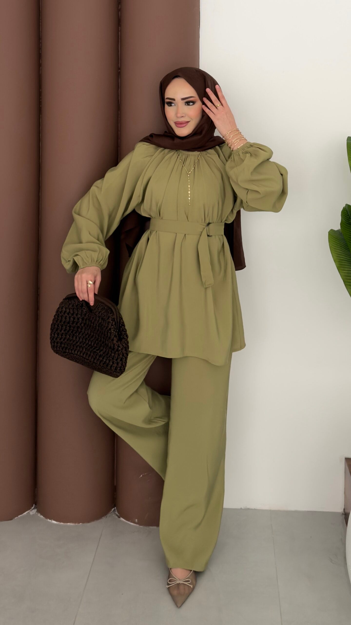 Casual Modal Kemerli İkili Takım |  