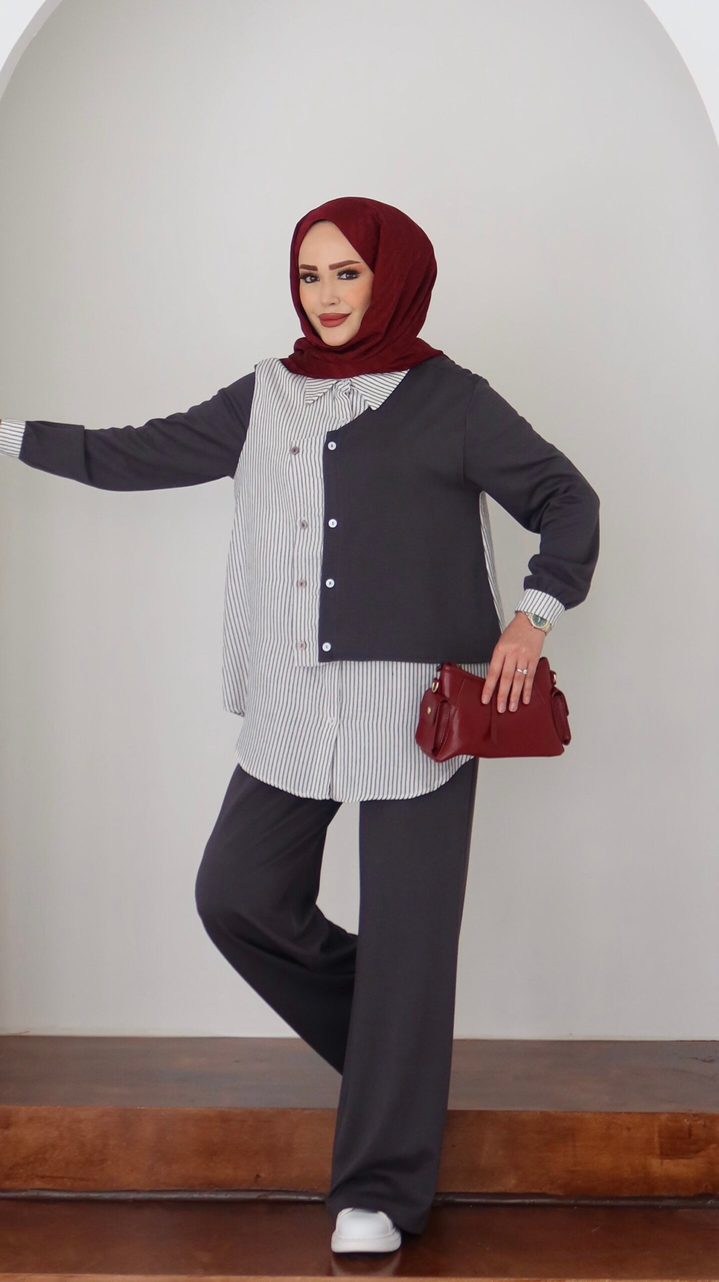 Garny Shirt Twist Muadil İkili Takım |  
