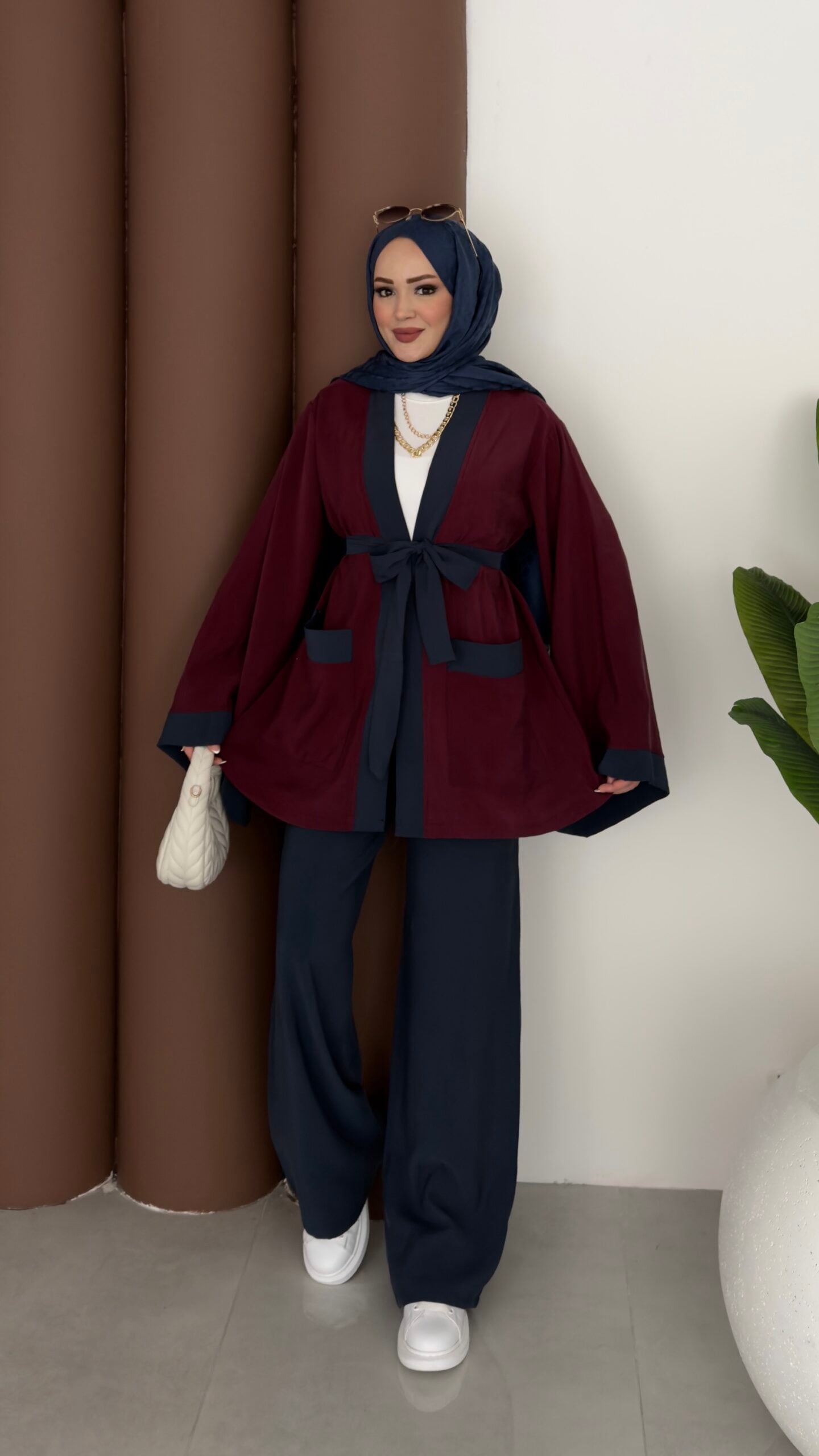 Cosmos Tensel Garnili Kimono İkili Takım |  