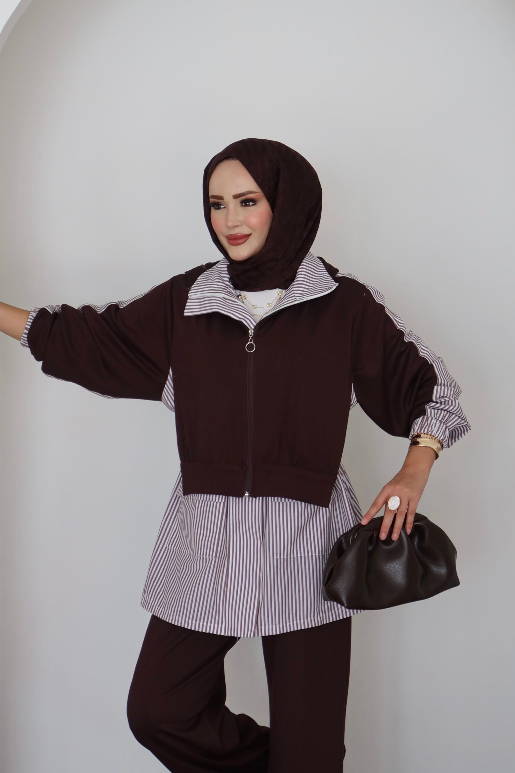 Quizi Çizgili Oysh İkili Takım |  