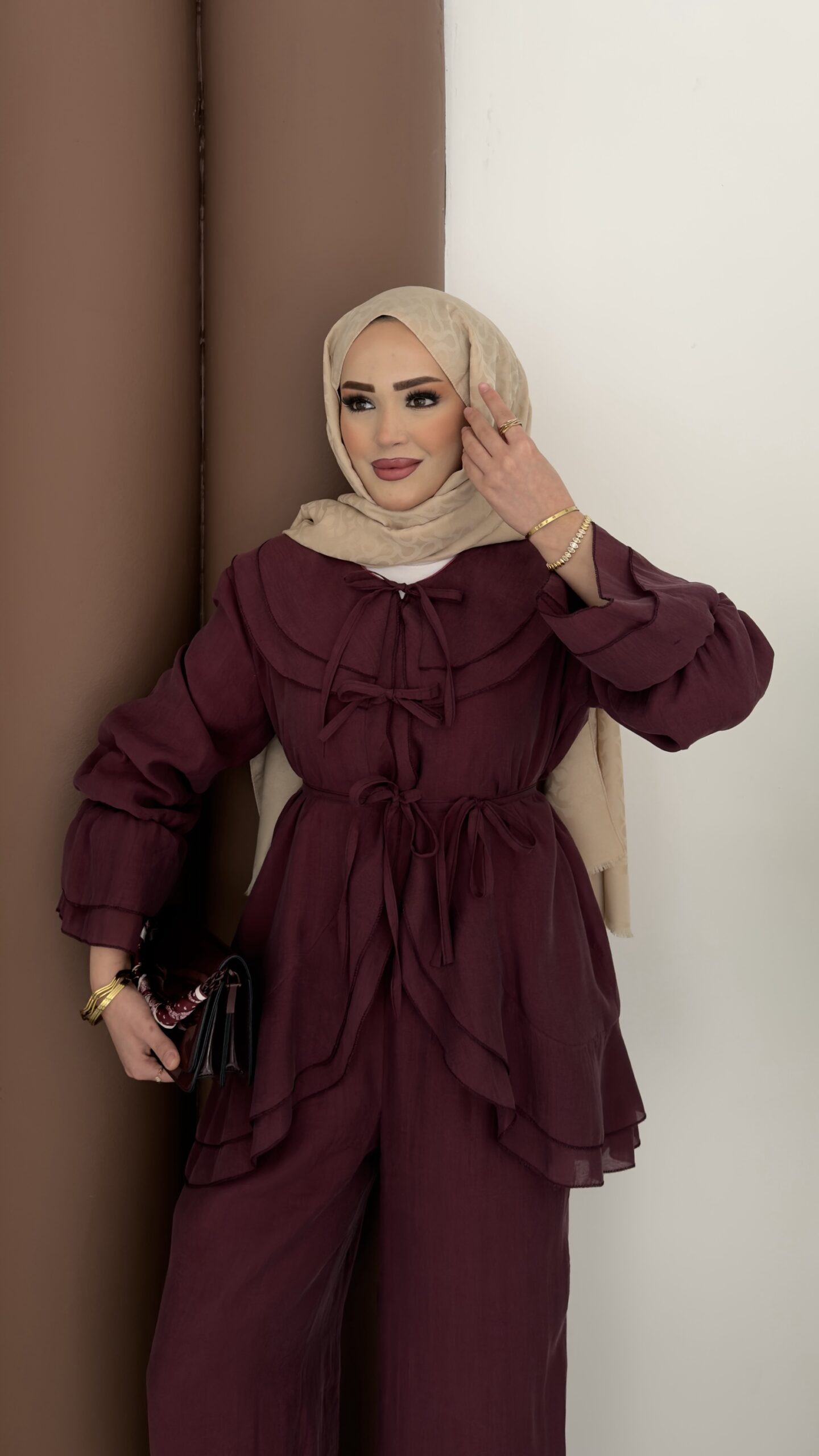Lady Fırfırlı Vual İkili Takım |  