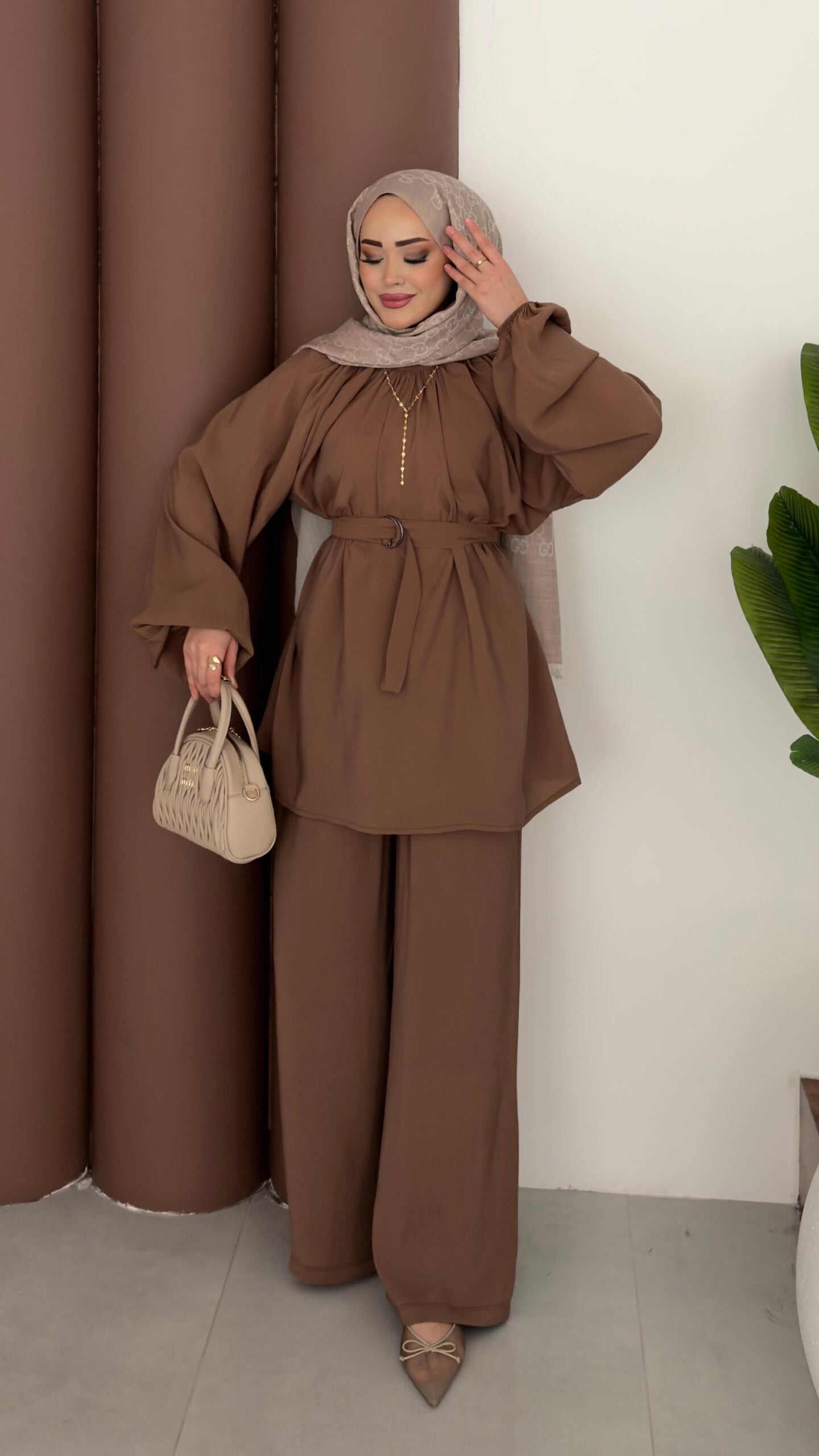 Casual Modal Kemerli İkili Takım |  