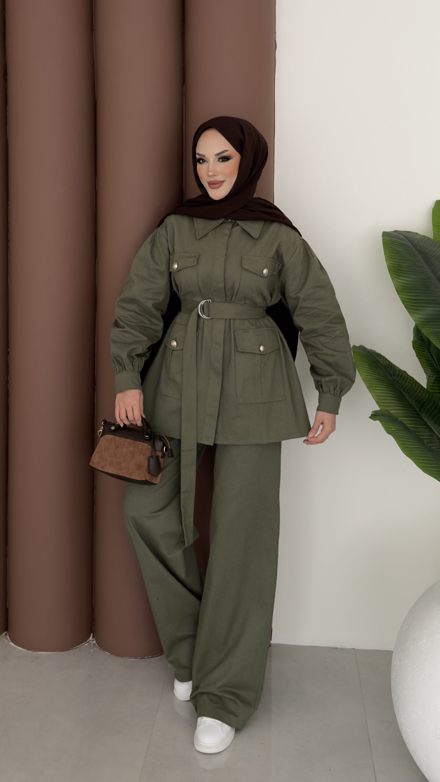 Henry Gold Düğmeli Gabardin İkili Takım |  