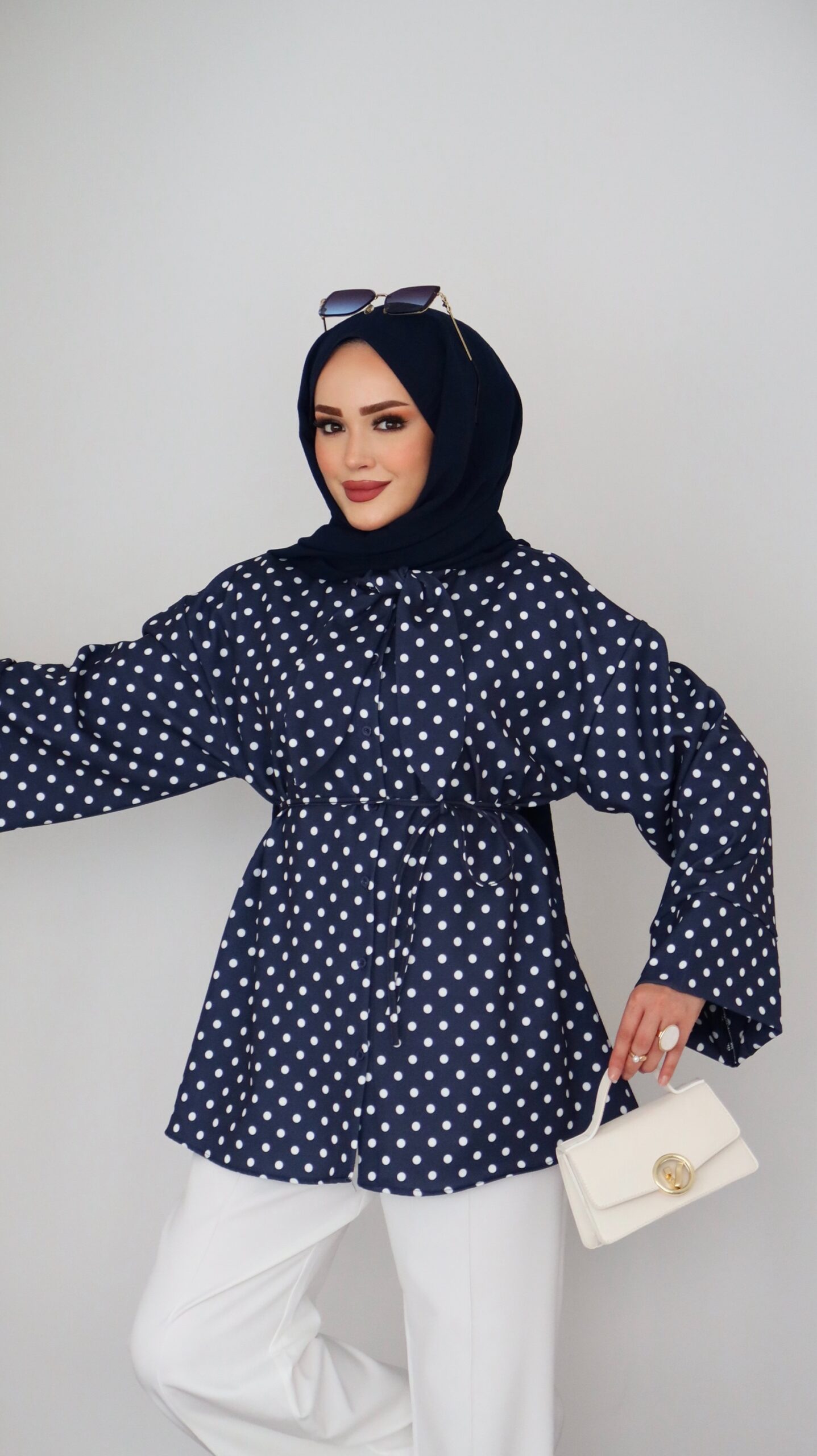QUALİTY Madam Puanteli Krep İkili Takım |  