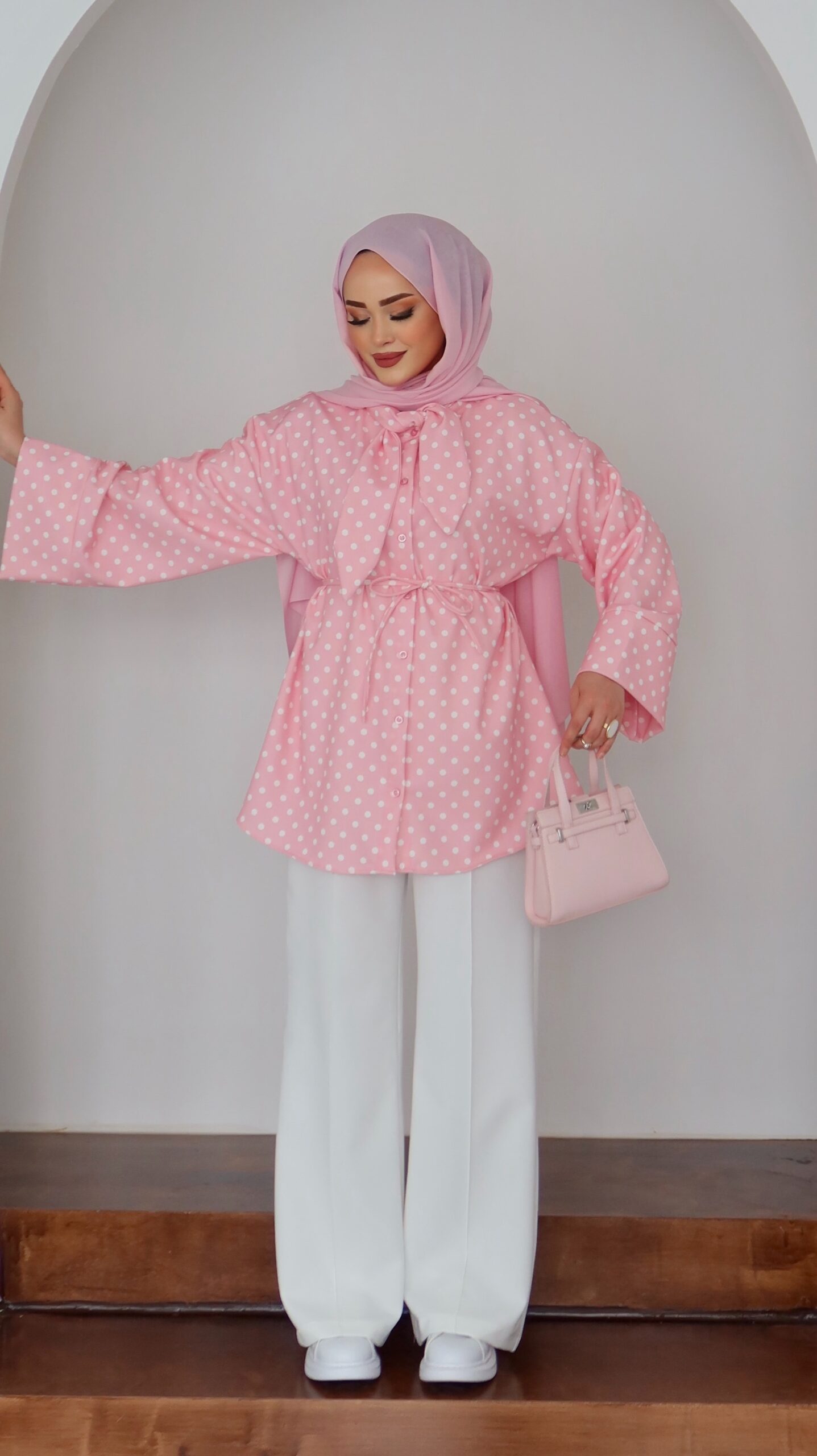 QUALİTY Madam Puanteli Krep İkili Takım |  