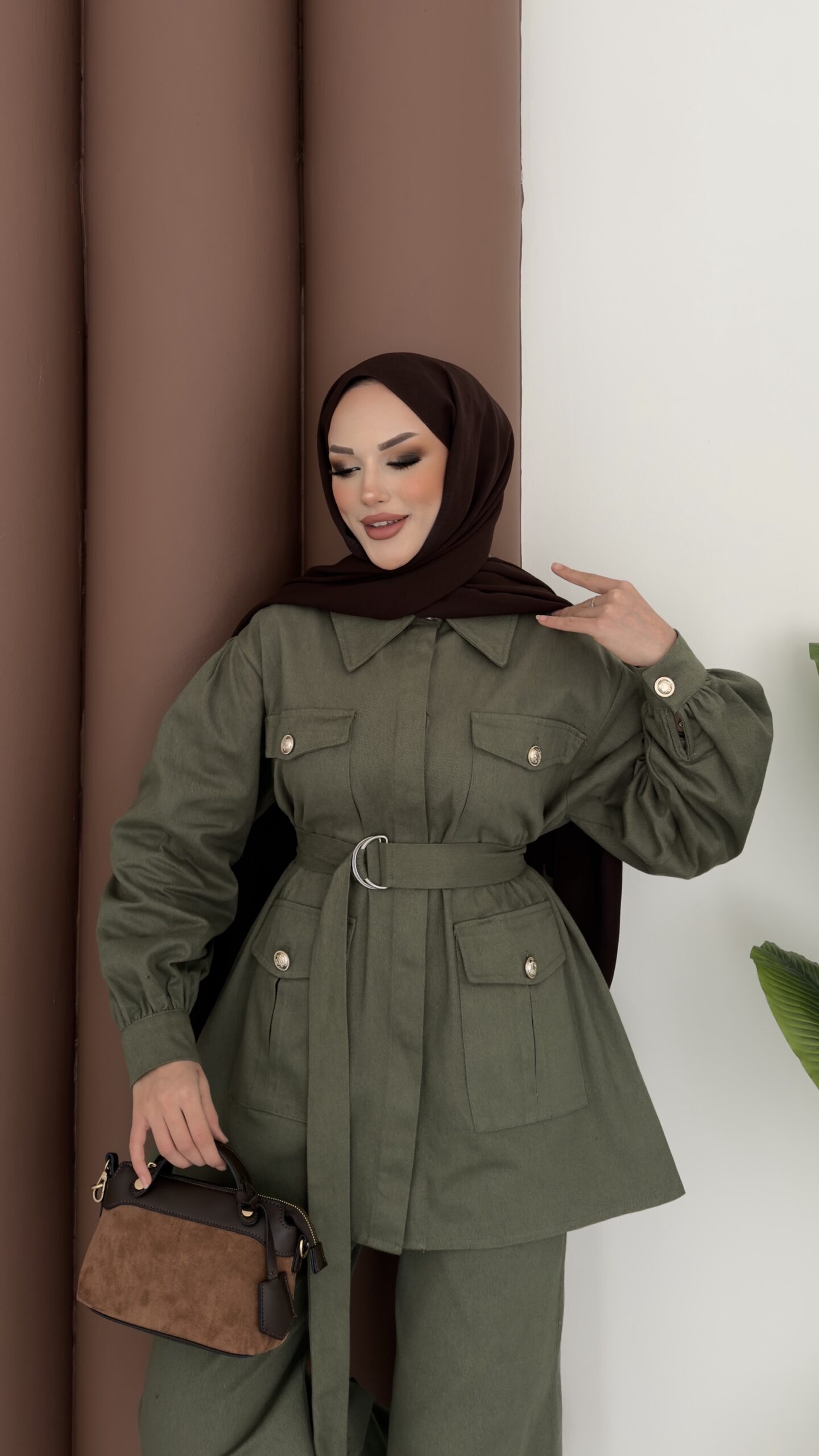 Henry Gold Düğmeli Gabardin İkili Takım |  