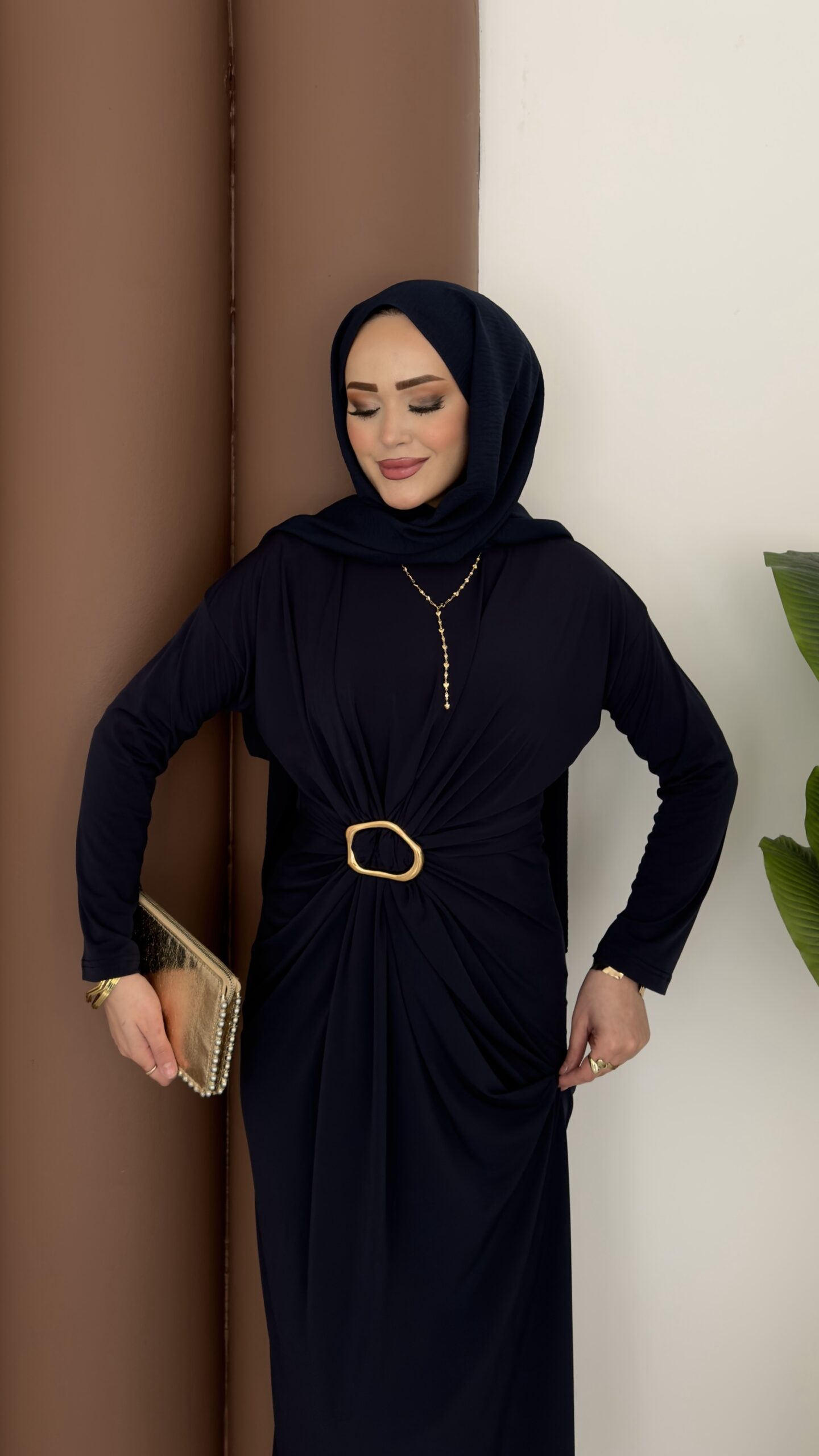 Fiori Sandy Tokalı Elbise |  