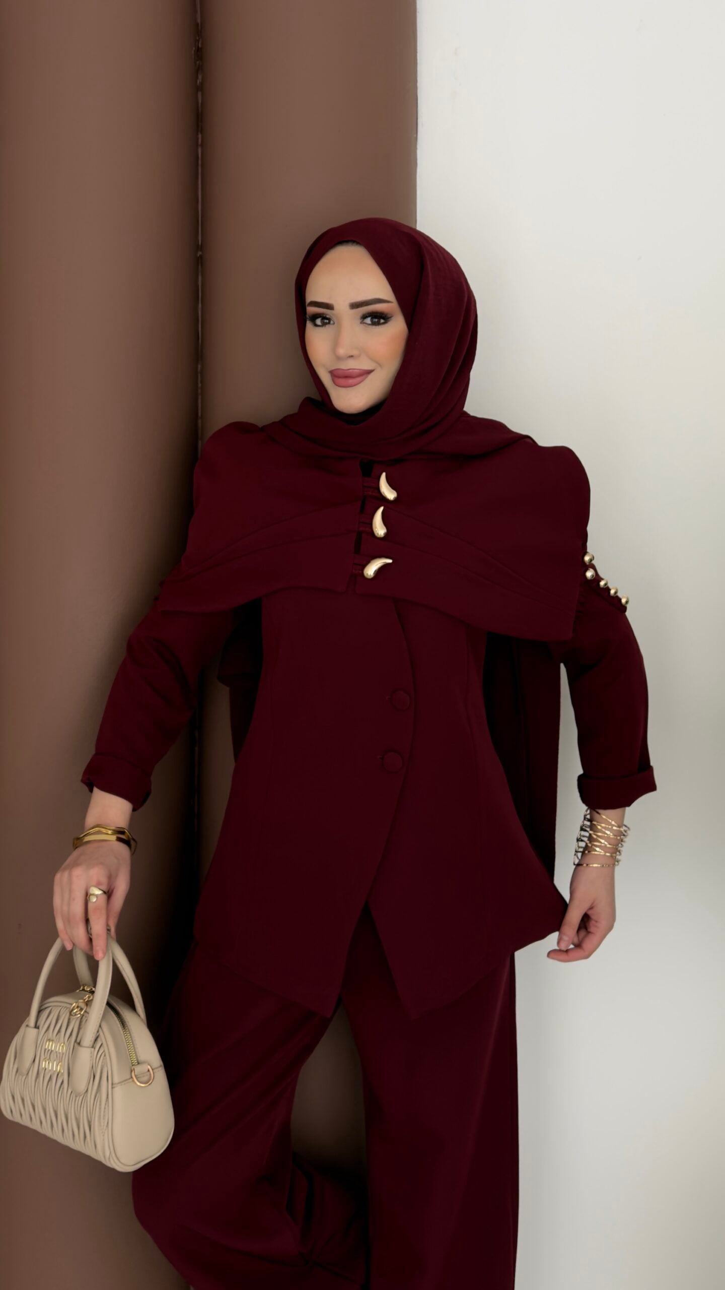 Deluxe Pelerin Blazer İkili Takım |  