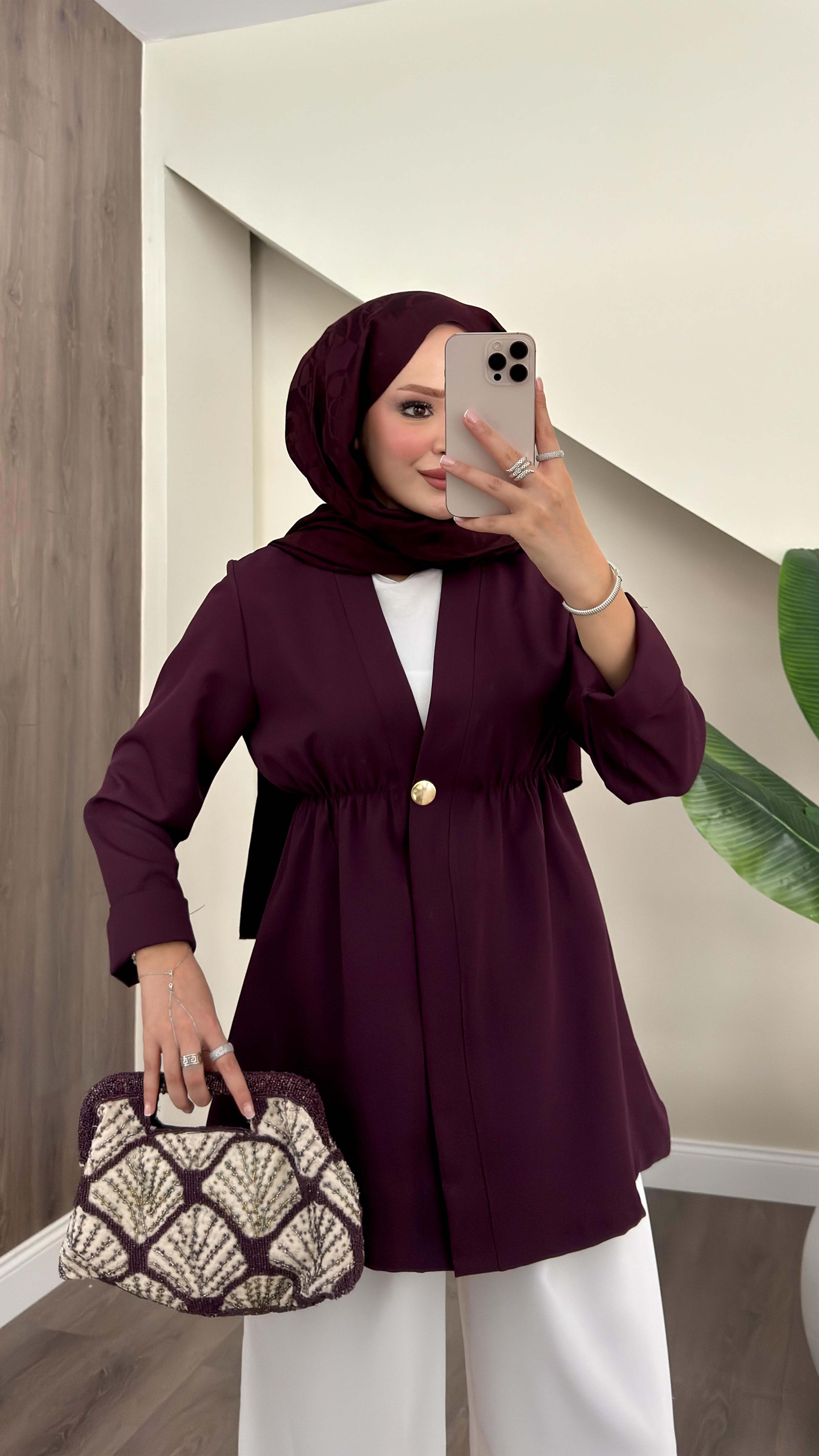 Tek Düğmeli Dabıl Ceket |  