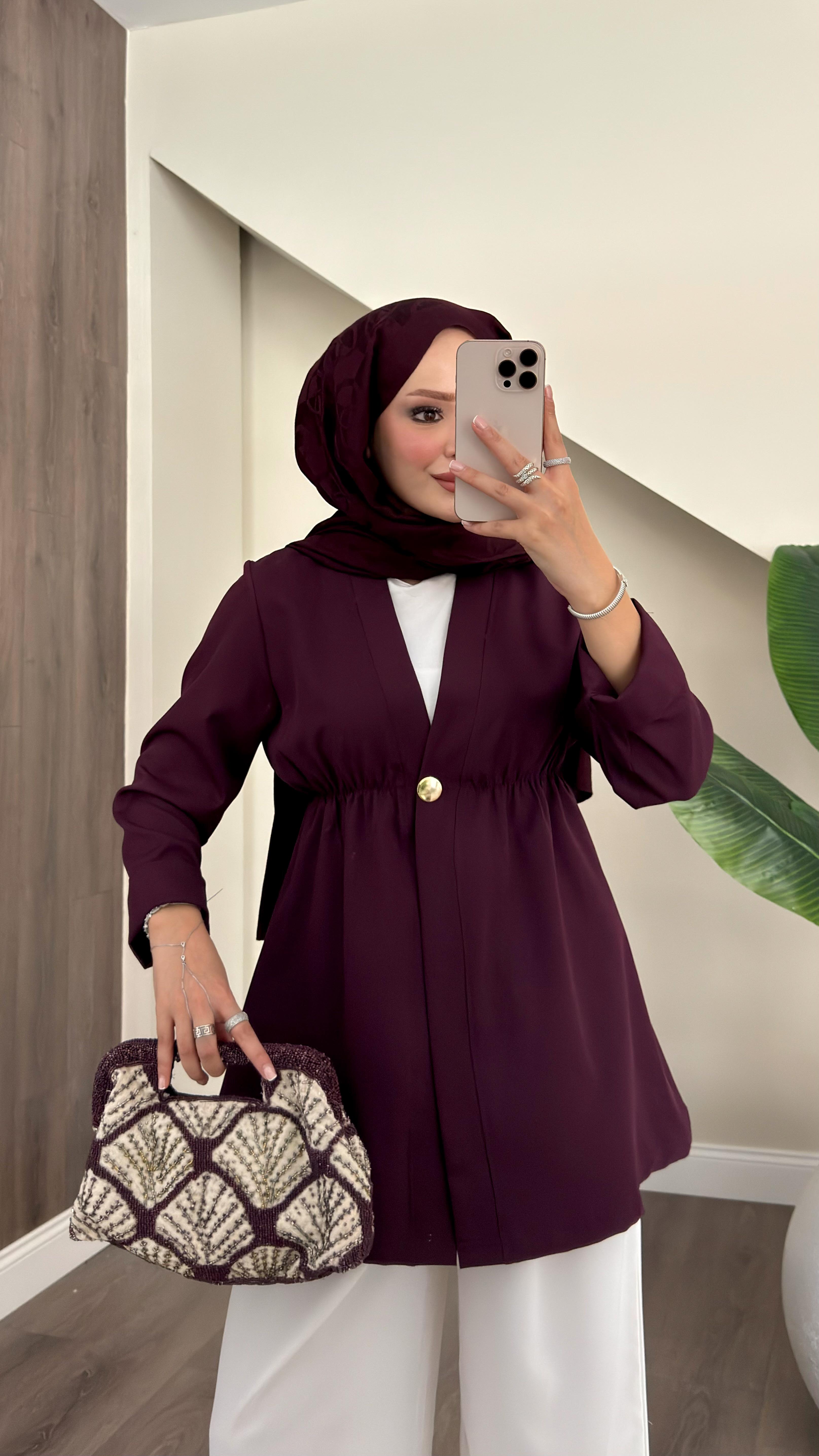 Tek Düğmeli Dabıl Ceket |  