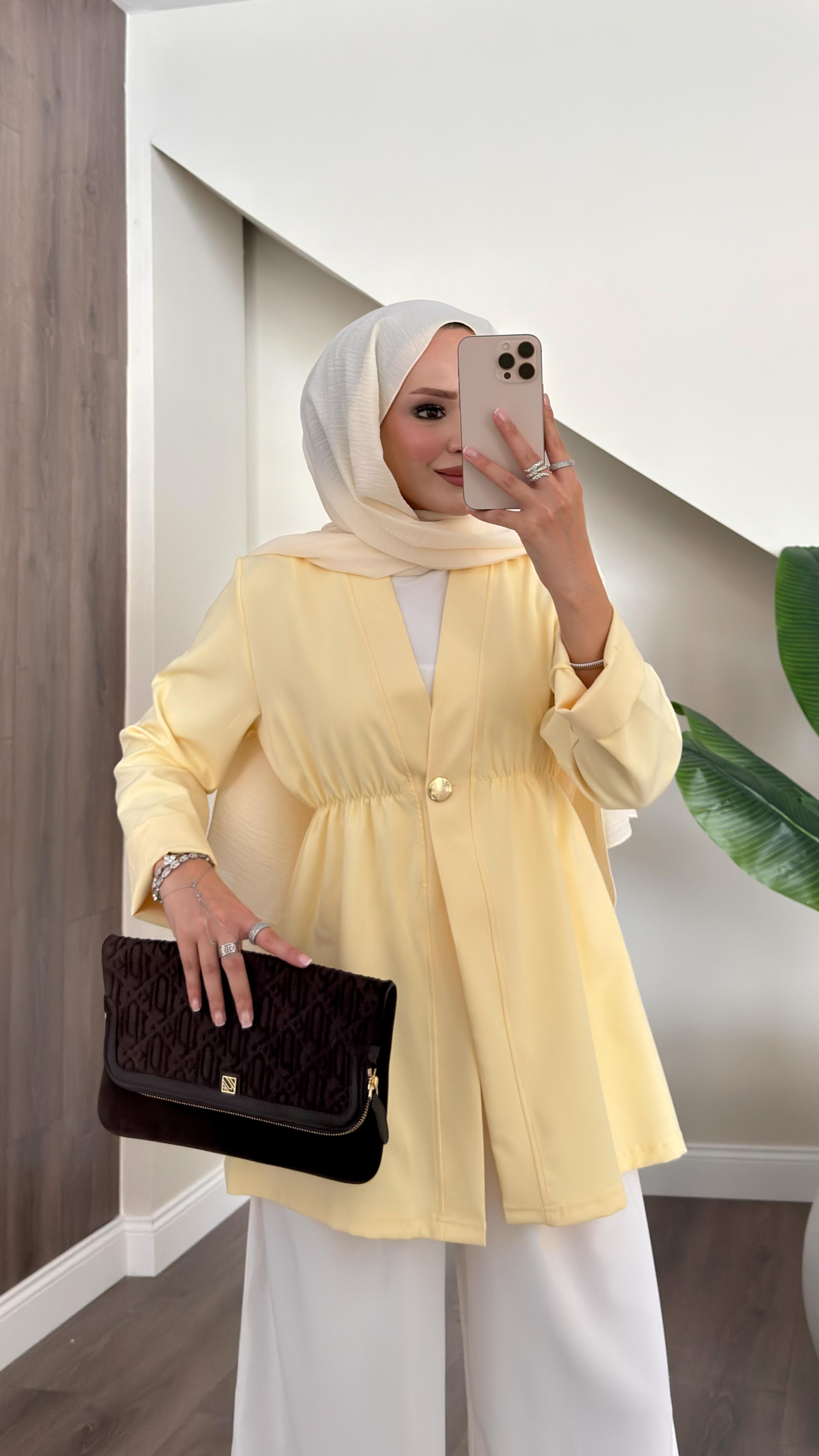 Tek Düğmeli Dabıl Ceket |  