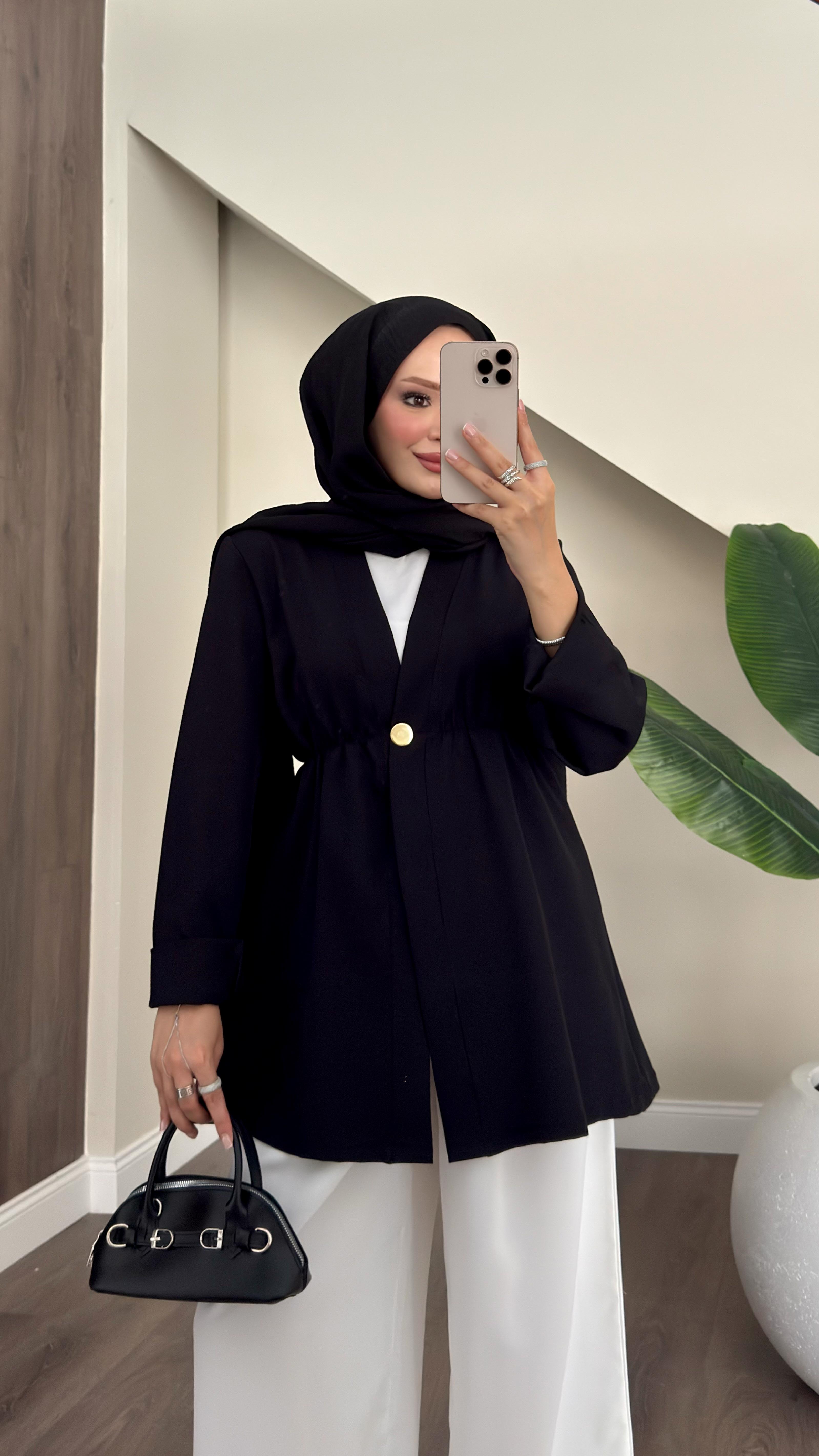 Tek Düğmeli Dabıl Ceket |  
