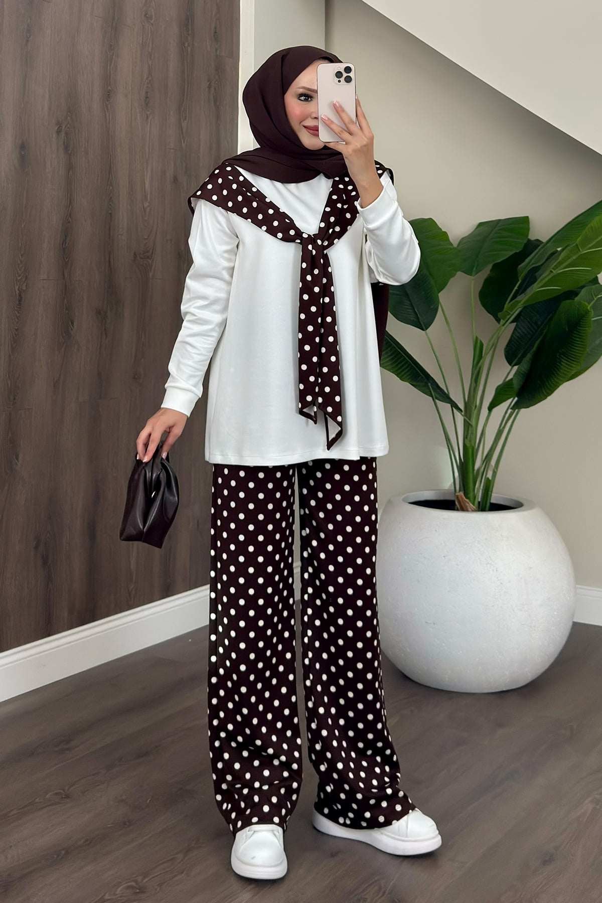 Puantiyeli Twist İkili Takım |  