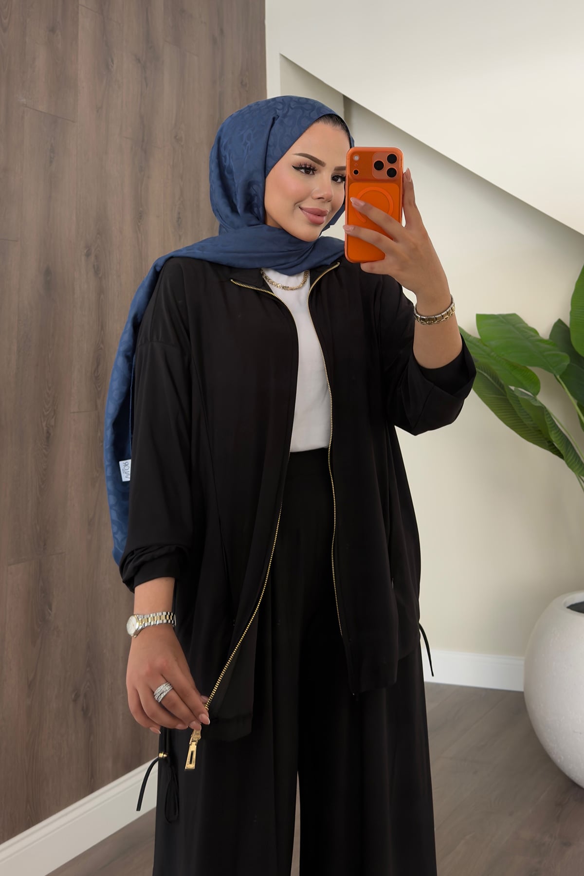 Serin Fermuarlı Şalvar İkili Takım  |  