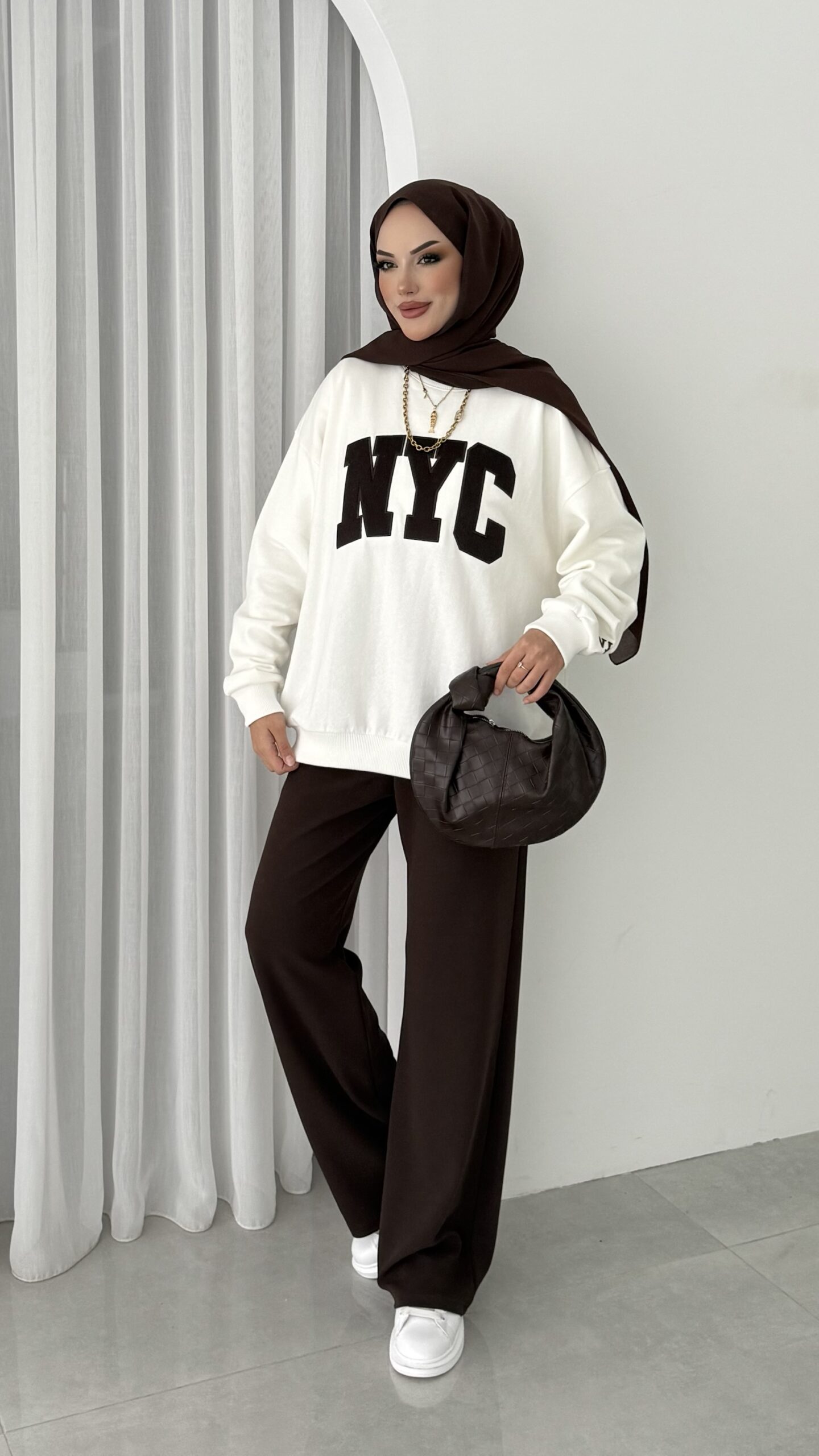 Nyc Şardonlu Sweat |  