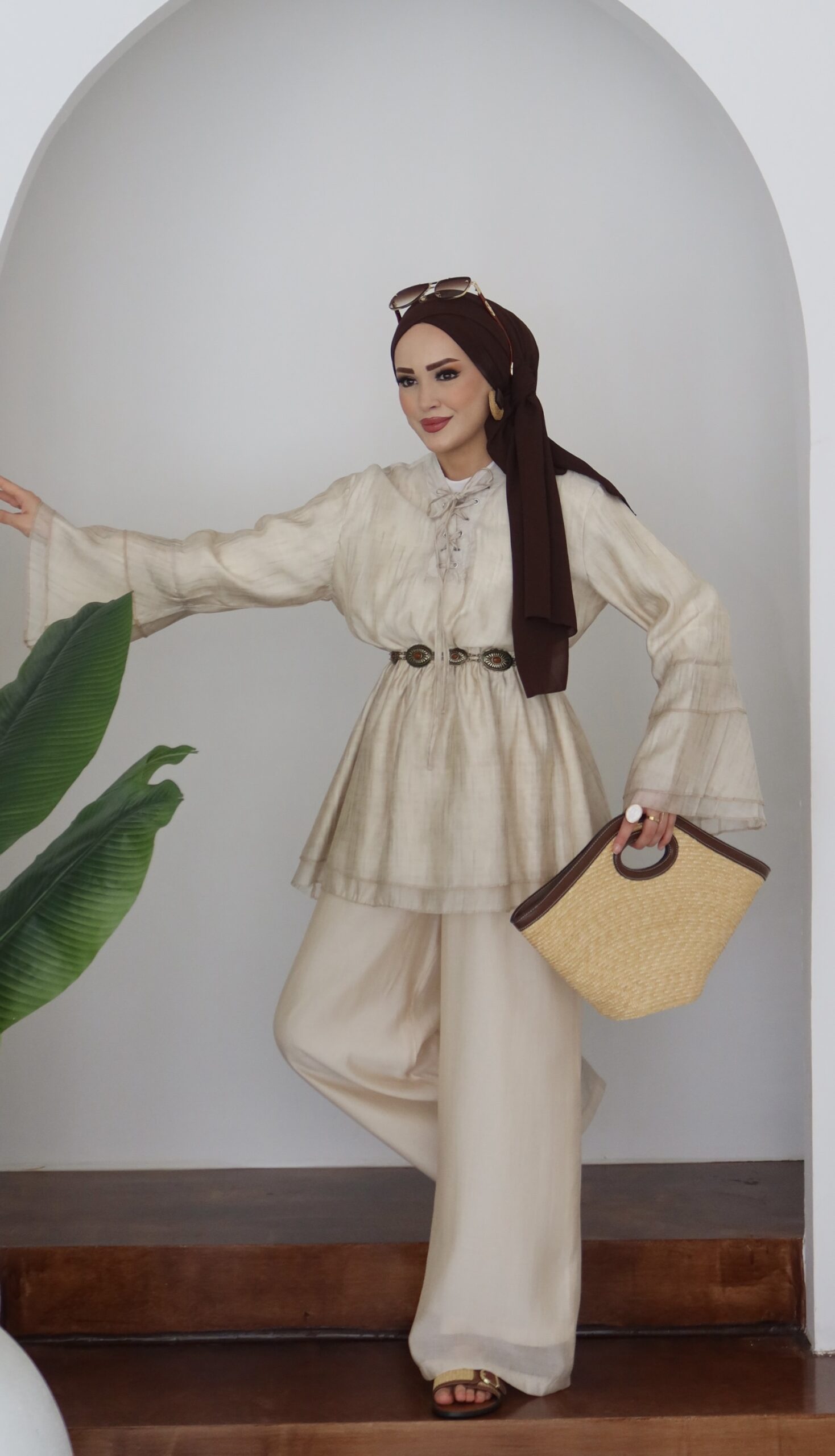 Hawai Desenli Vual İkili Takım |  
