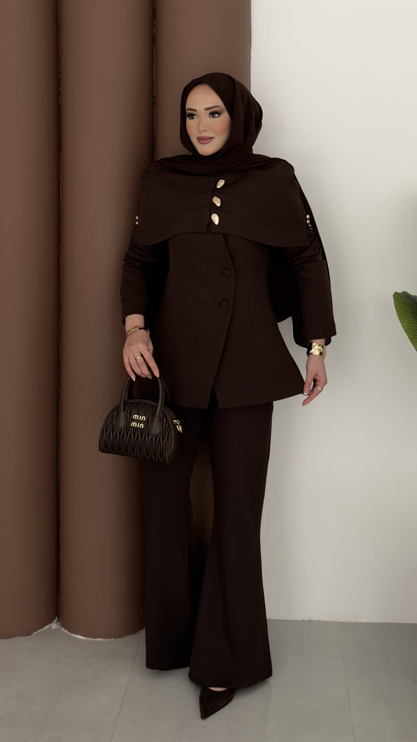 Deluxe Pelerin Blazer İkili Takım |  