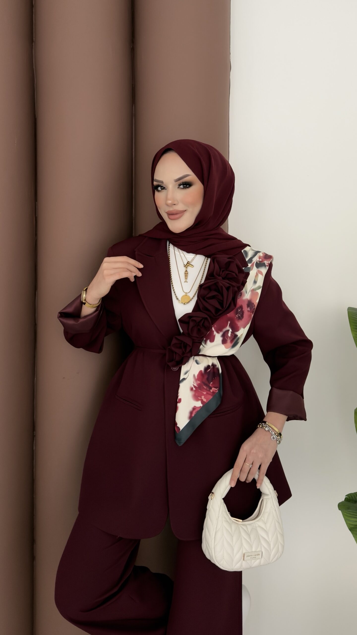 İzabel Güllü Dabıl Ceket İkili Takım |  