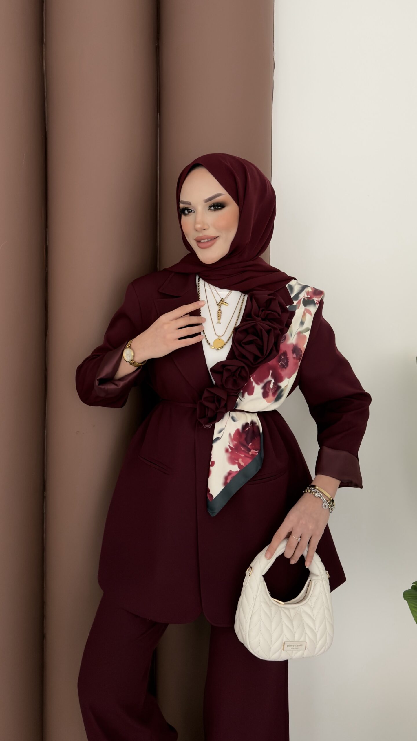 İzabel Güllü Dabıl Ceket İkili Takım |  
