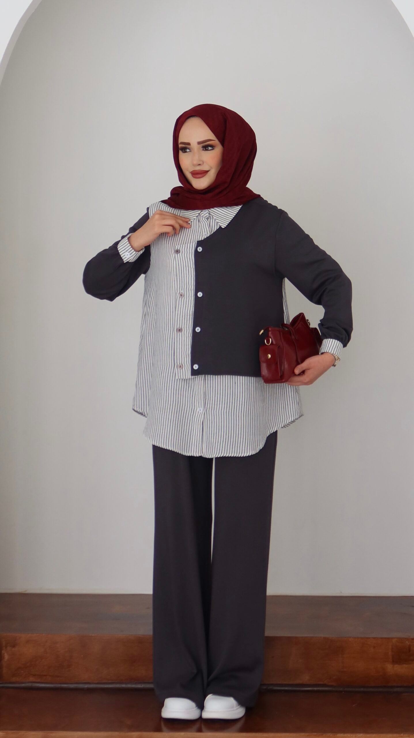 Garny Shirt Twist Muadil İkili Takım |  