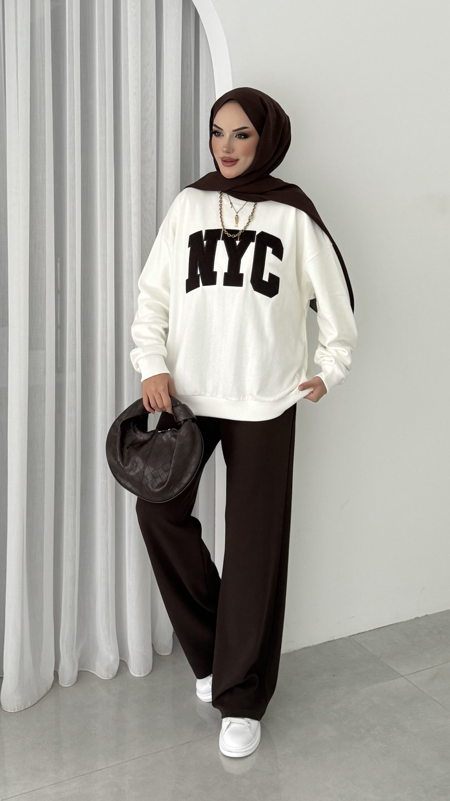 Nyc Şardonlu Sweat |  