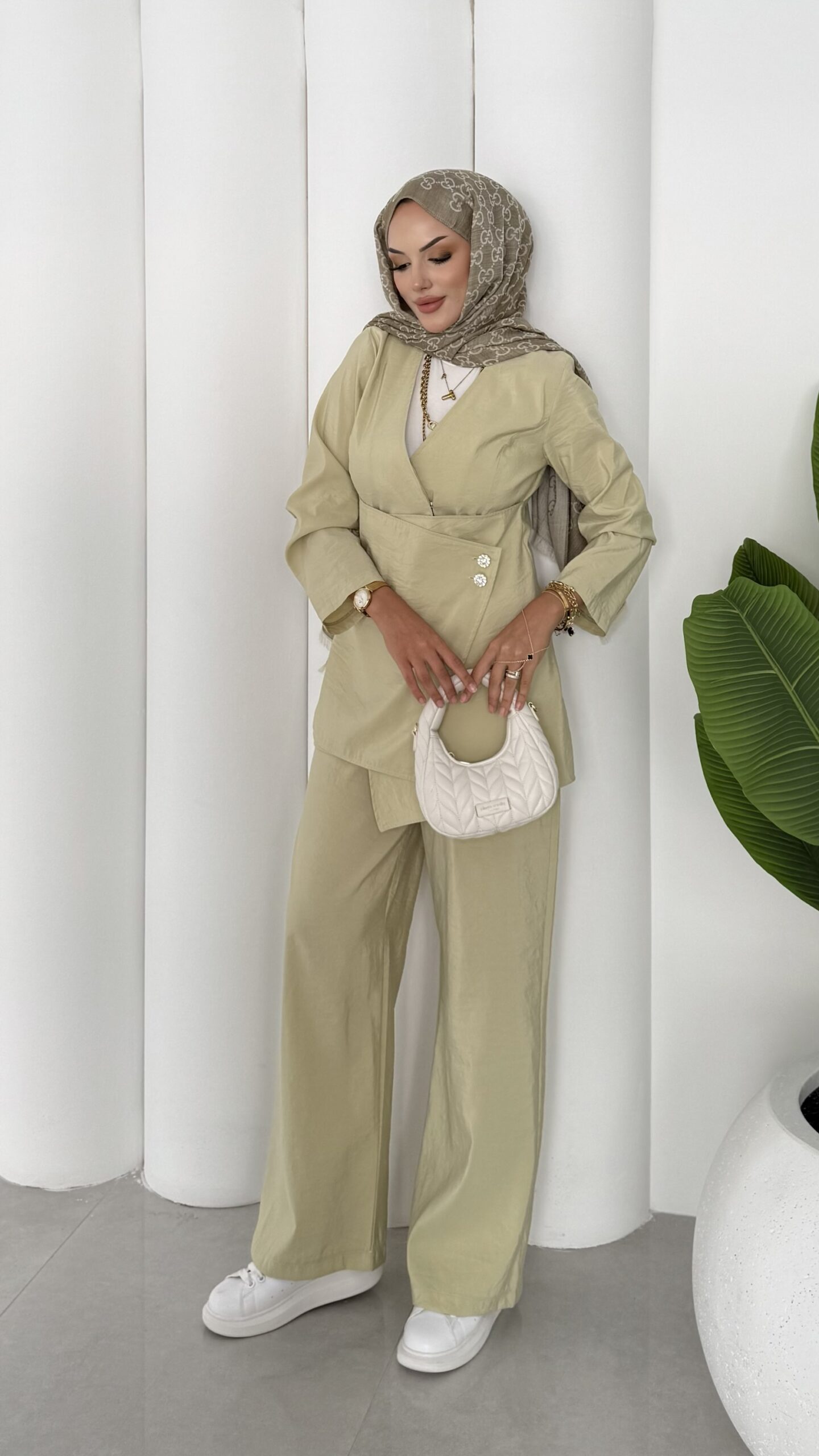 Fashion Premium Taşlı İkli Takım |  