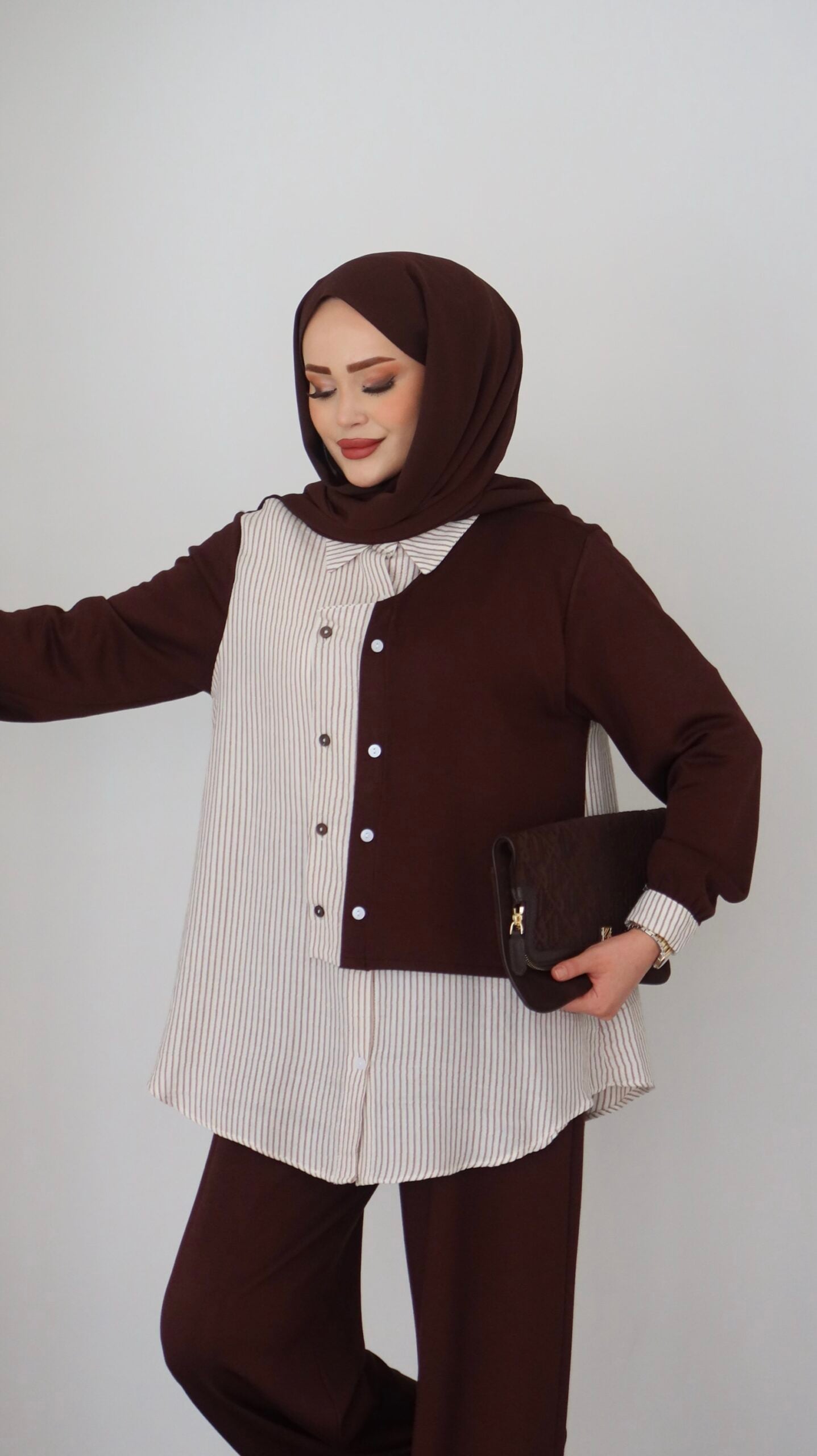 Garny Shirt Twist Muadil İkili Takım |  