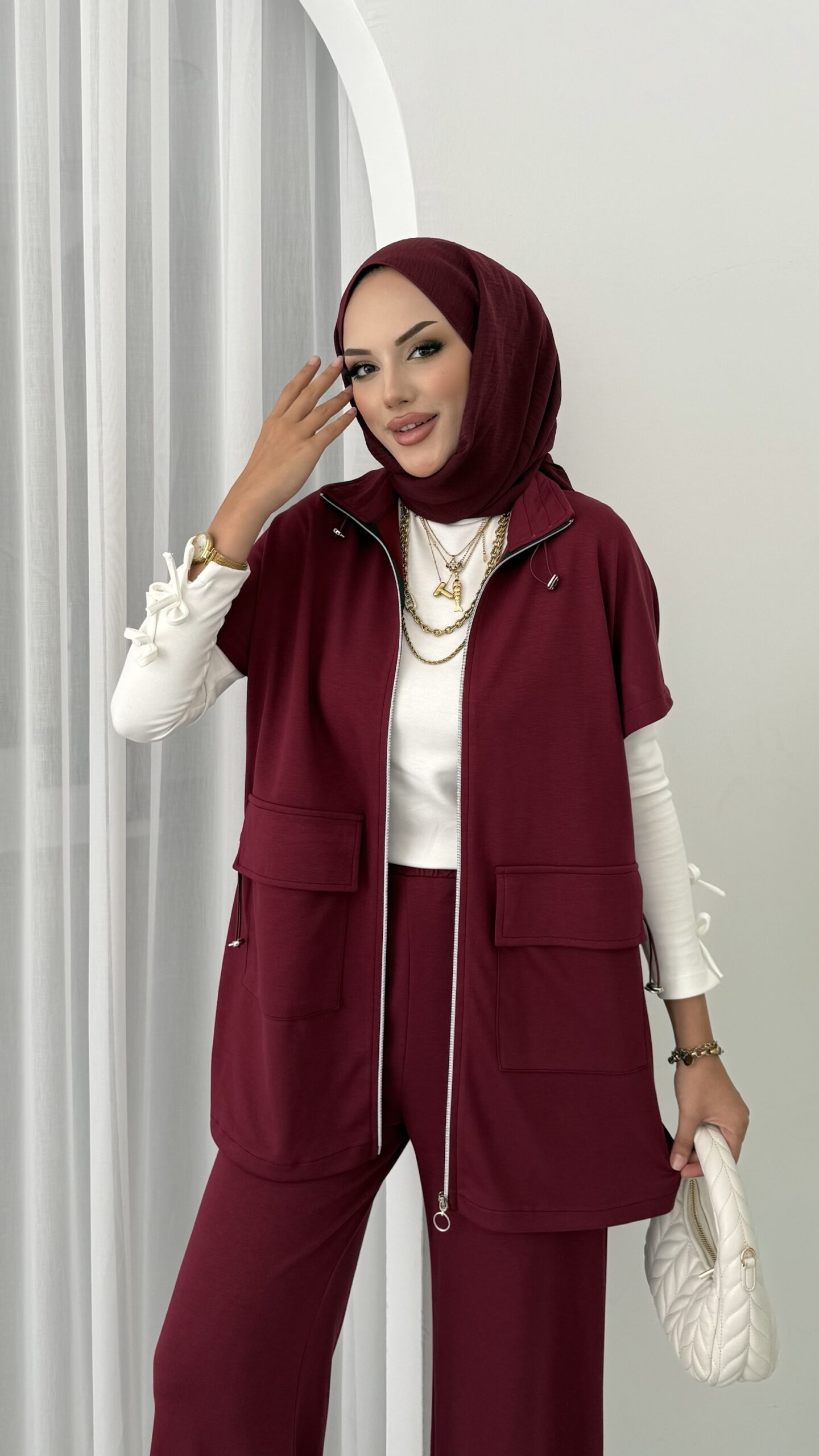 Oysh Muadil Yelekli İkili takım |  