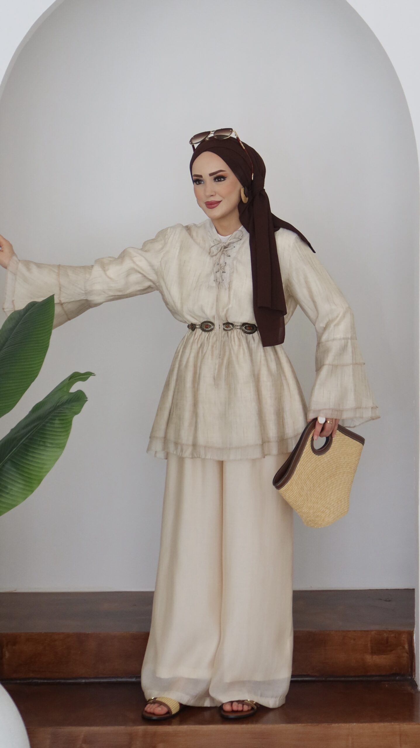 Hawai Desenli Vual İkili Takım |  