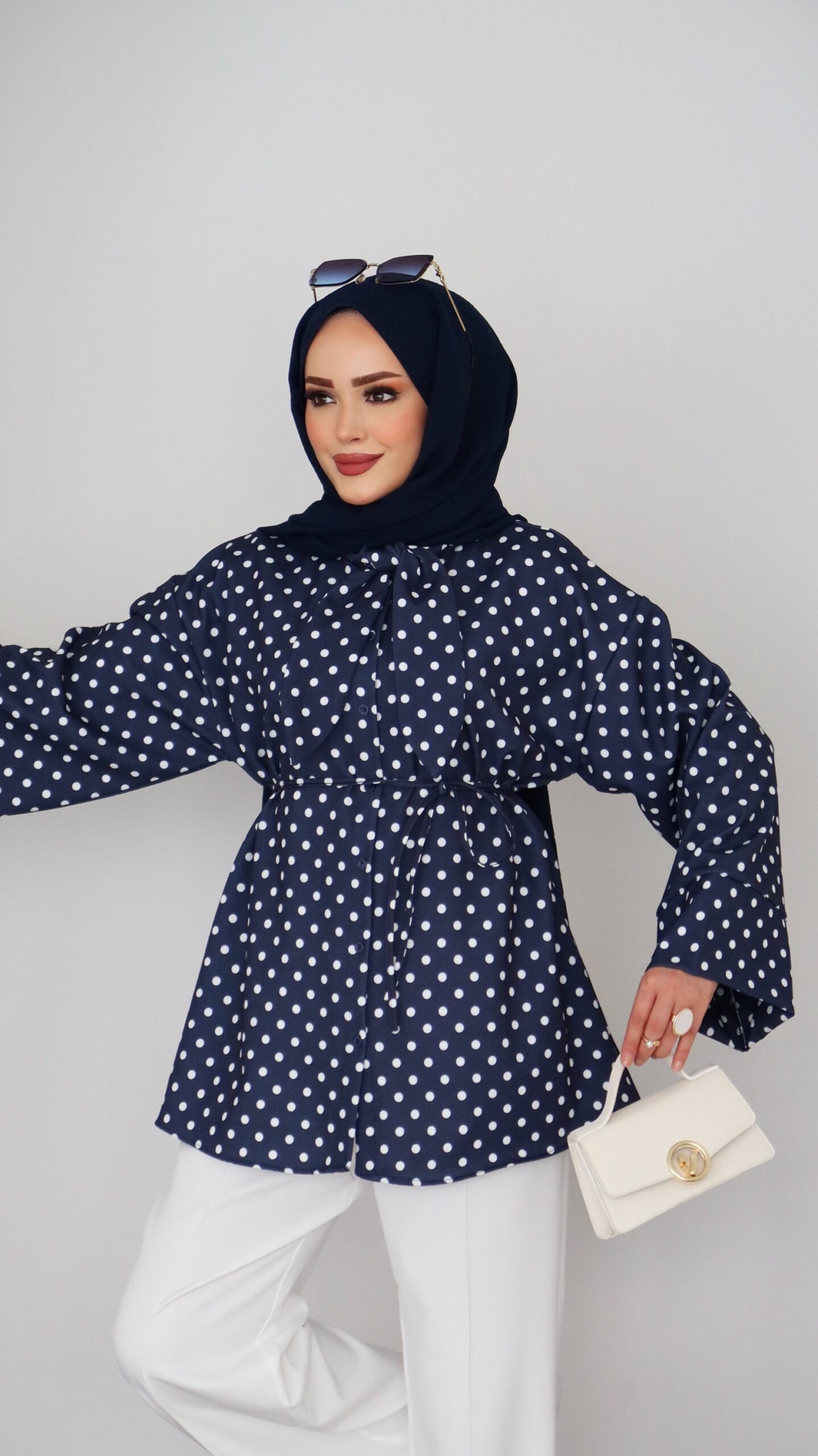 QUALİTY Madam Puanteli Krep İkili Takım |  