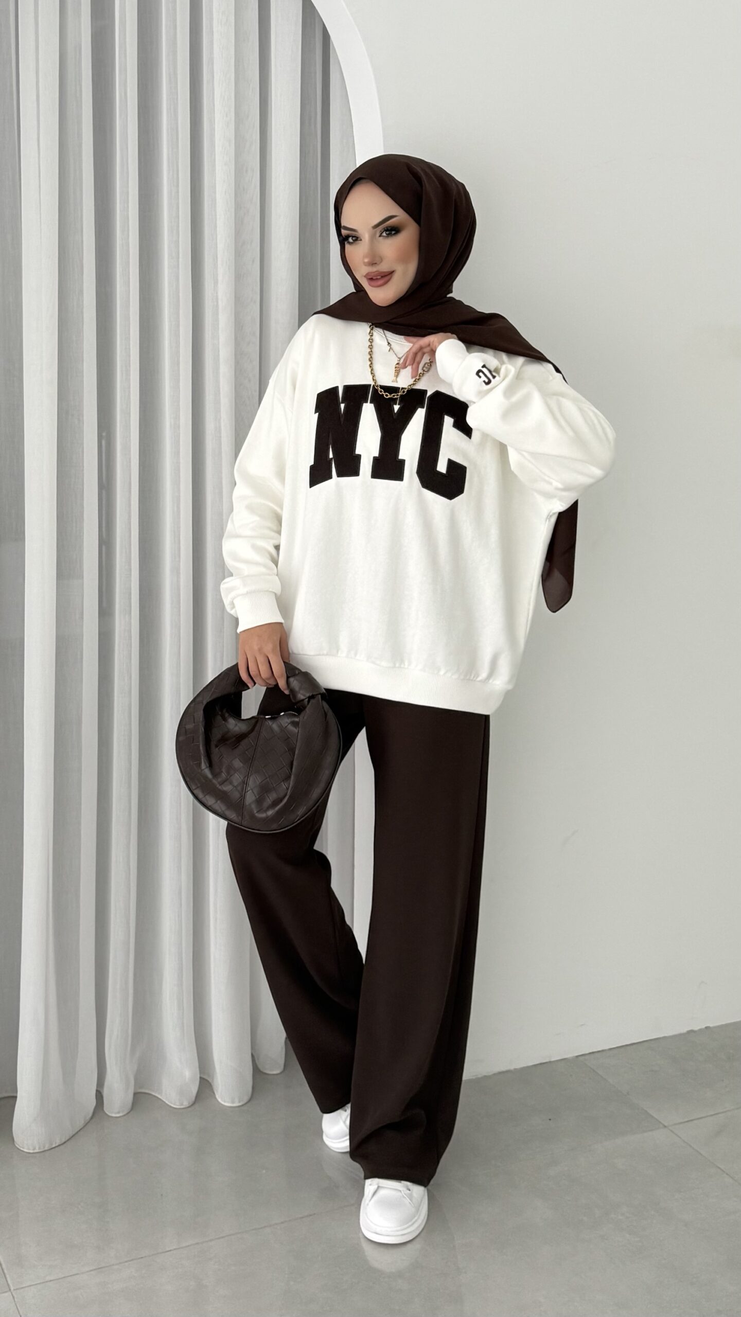 Nyc Şardonlu Sweat |  