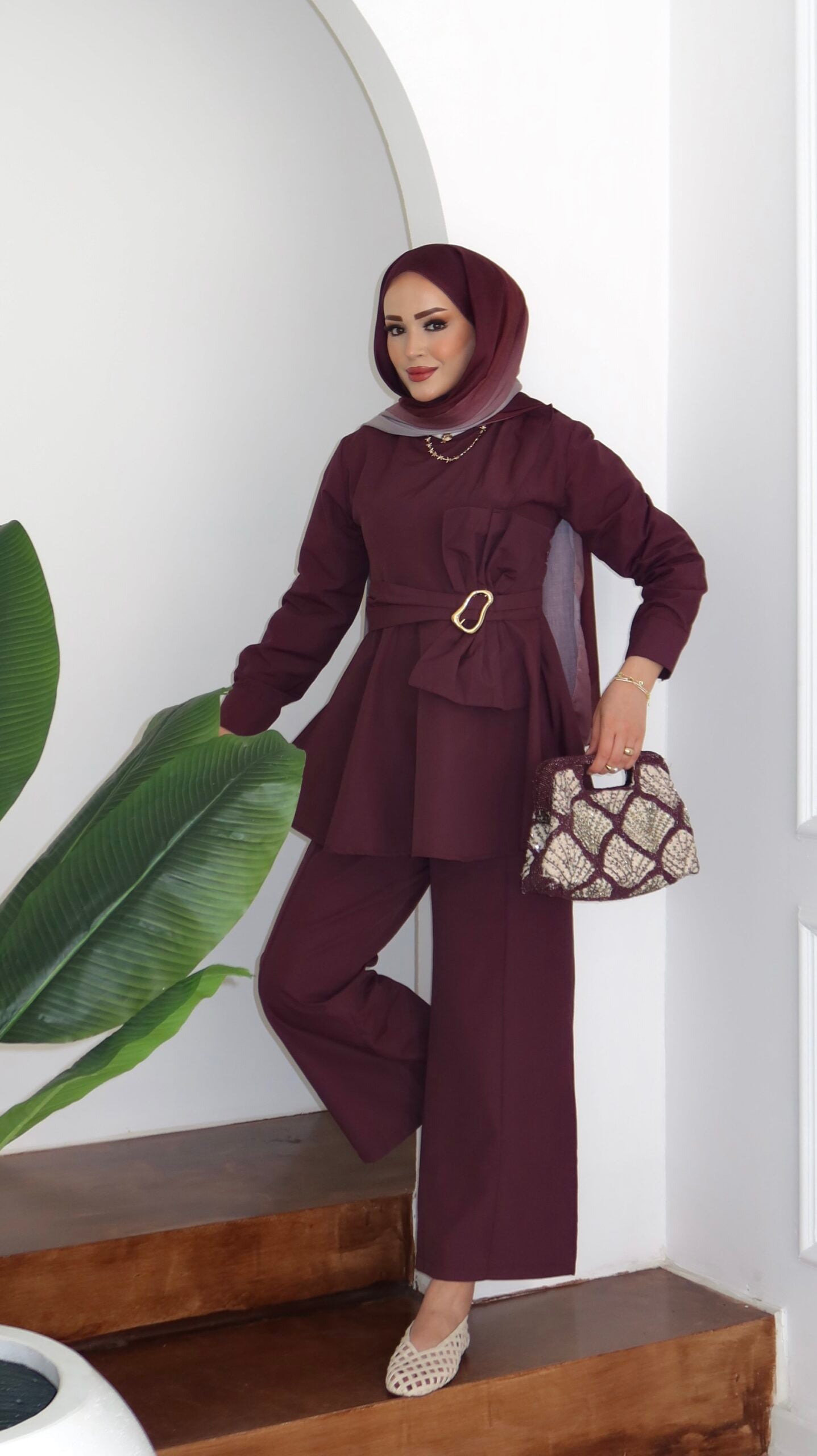 Zaira Fiyonklu Poplin İkili Takım |  