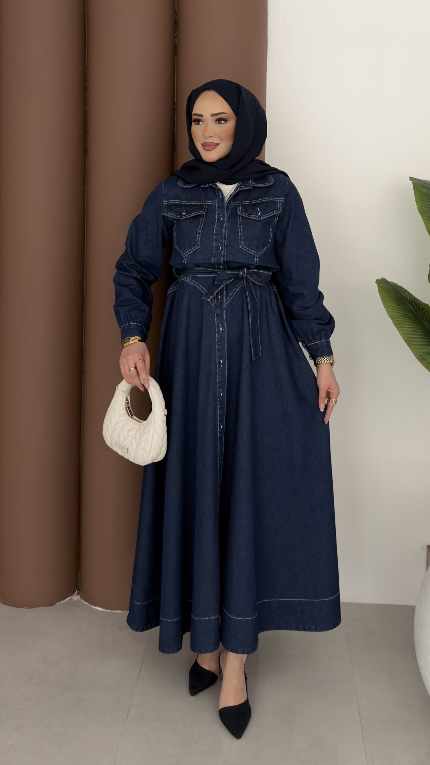 Heidi Denim Elbise |  