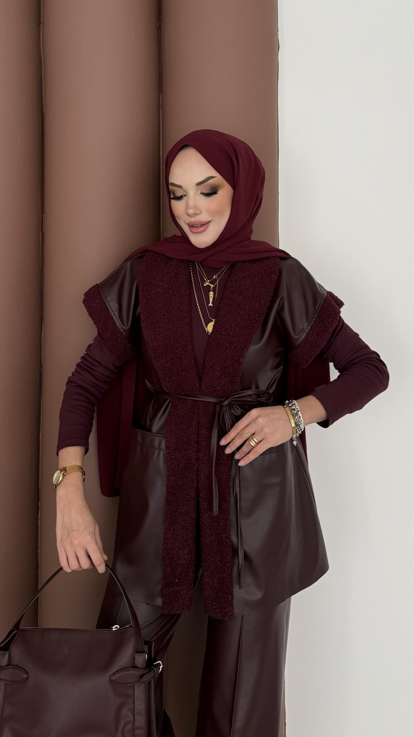 Harmony Premium Peluş Deri İkili Takım |  