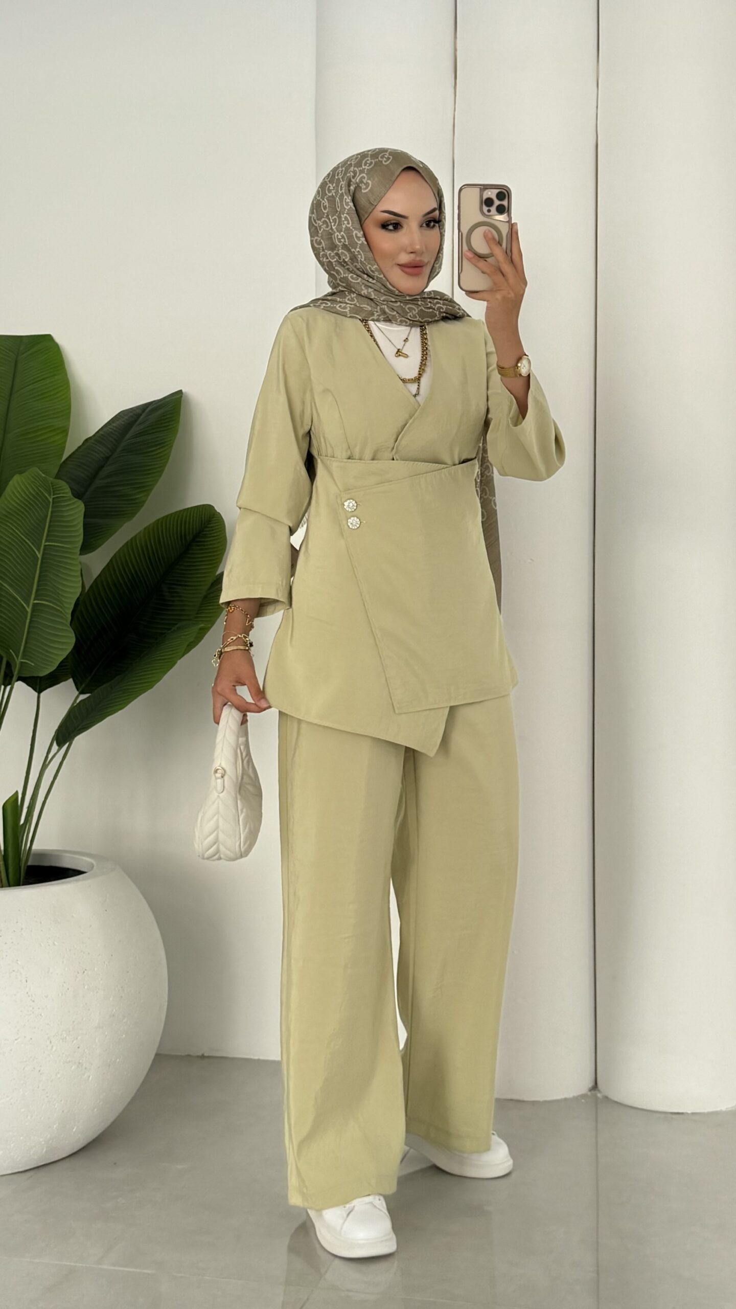 Fashion Premium Taşlı İkli Takım |  