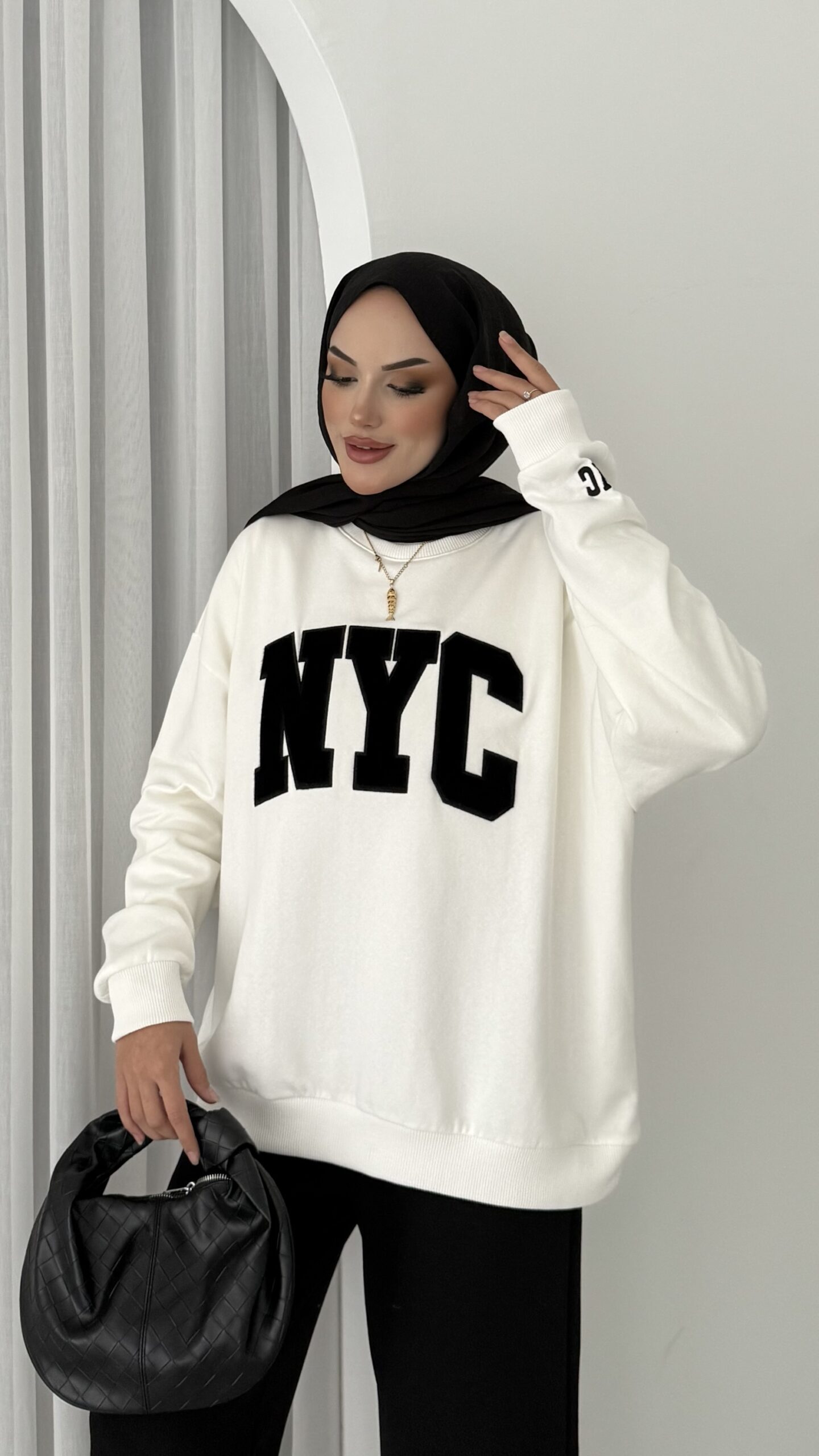 Nyc Şardonlu Sweat |  