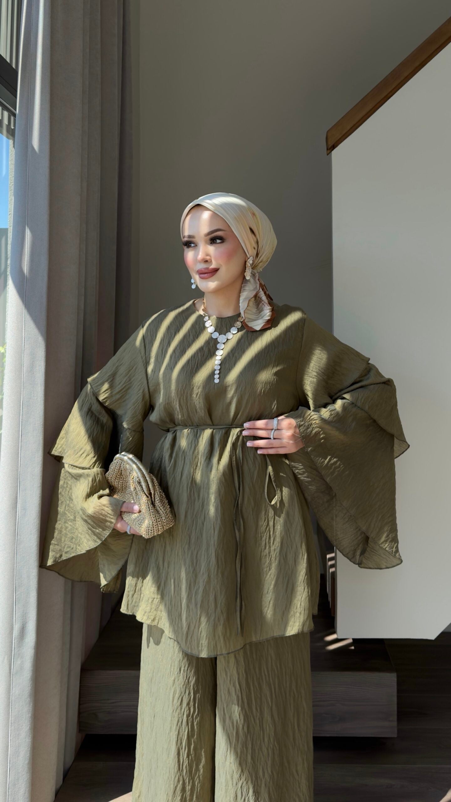 Blush Aura Volanlı İkili Takım |  