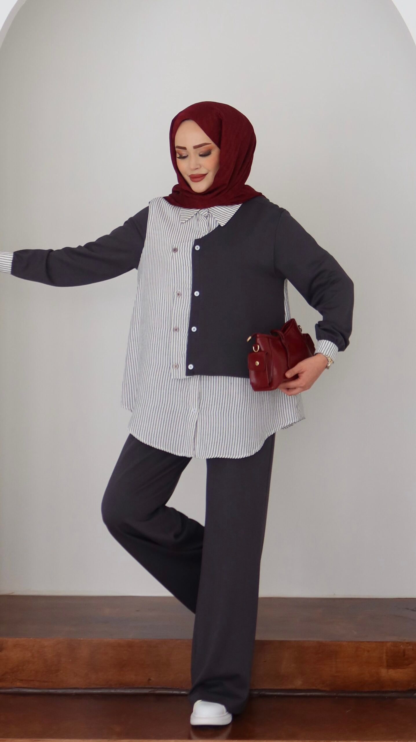 Garny Shirt Twist Muadil İkili Takım |  