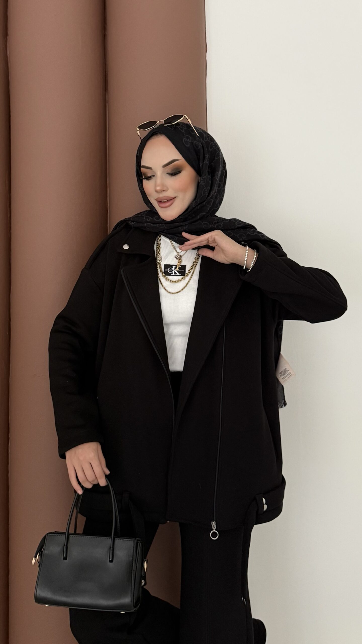 Blok Premium Şardonlu Ceket İkili Takım |  