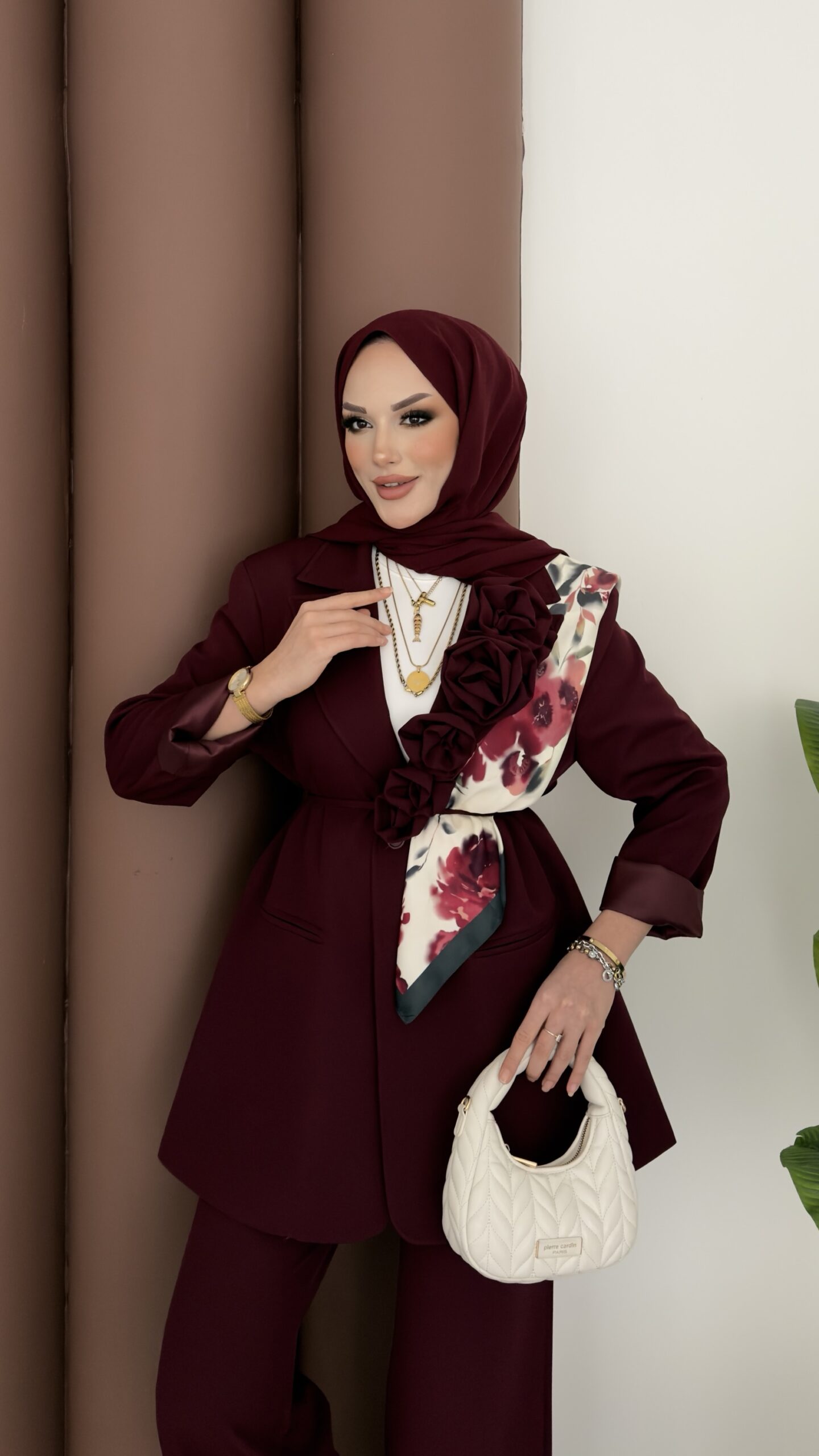 İzabel Güllü Dabıl Ceket İkili Takım |  