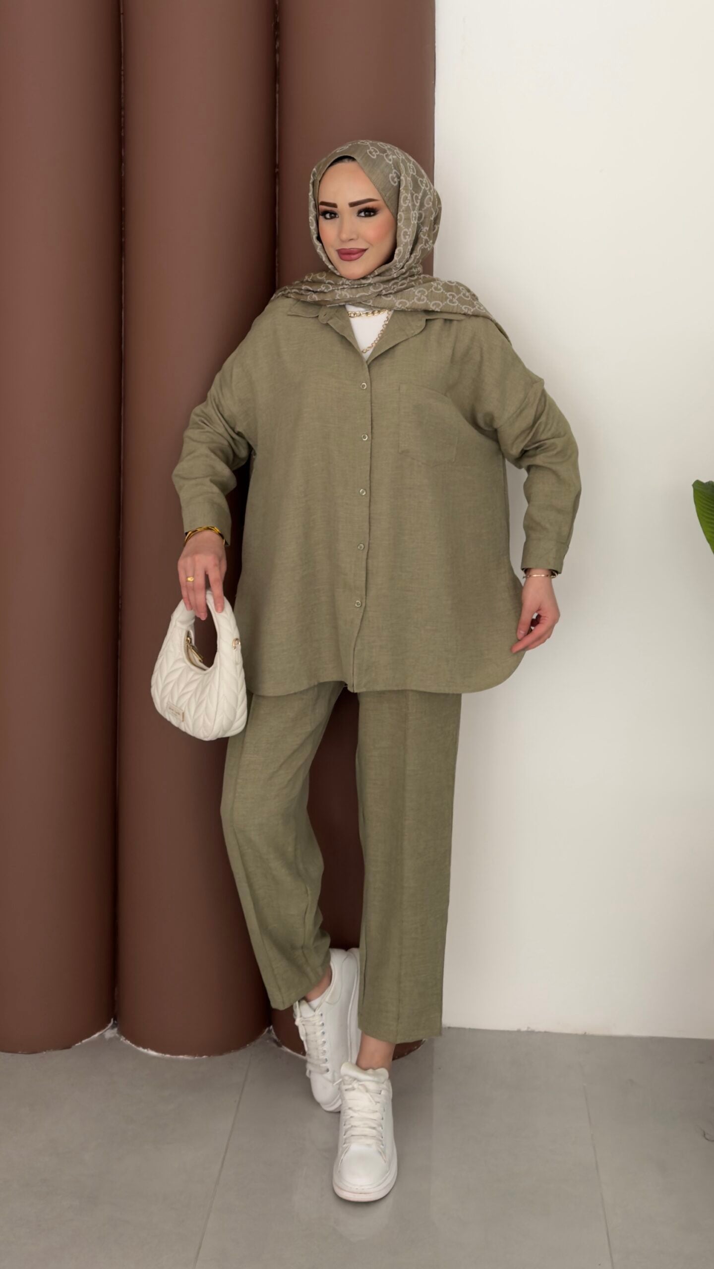 Baggy Keten İkili Takım |  